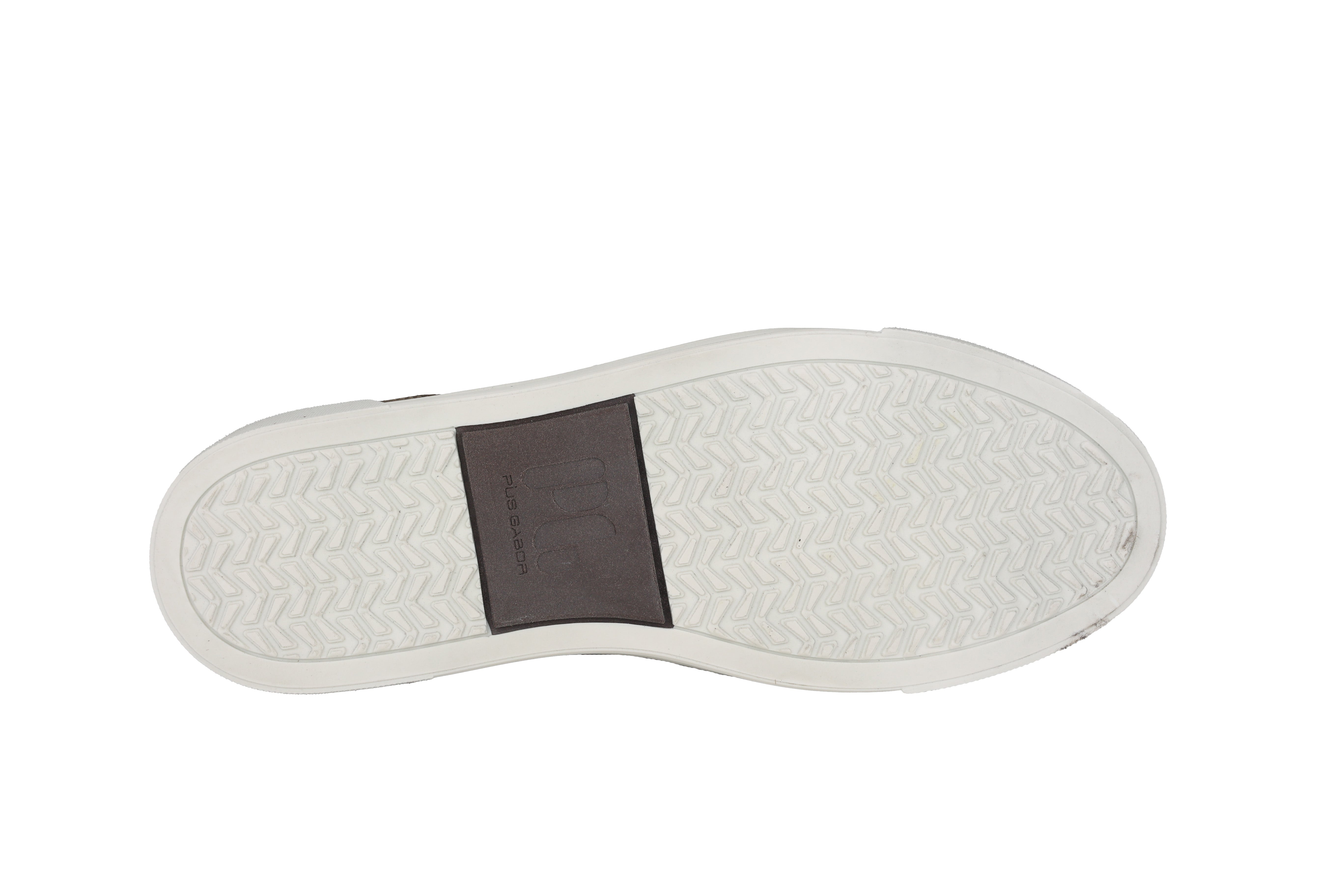 '0460.14.08' herensneakerlaars met veters - Groen