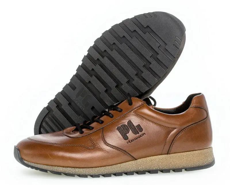 '0496.10.07' heren sneaker met veters - bruin - Chaplinshoes'0496.10.07' herensneaker met veters - bruinPius Gabor
