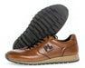 '0496.10.07' heren sneaker met veters - bruin - Chaplinshoes'0496.10.07' herensneaker met veters - bruinPius Gabor
