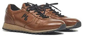 '0496.10.07' heren sneaker met veters - bruin - Chaplinshoes'0496.10.07' herensneaker met veters - bruinPius Gabor