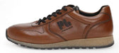 '0496.10.07' heren sneaker met veters - bruin - Chaplinshoes'0496.10.07' herensneaker met veters - bruinPius Gabor