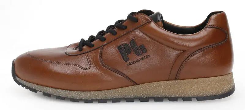 '0496.10.07' heren sneaker met veters - bruin - Chaplinshoes'0496.10.07' herensneaker met veters - bruinPius Gabor