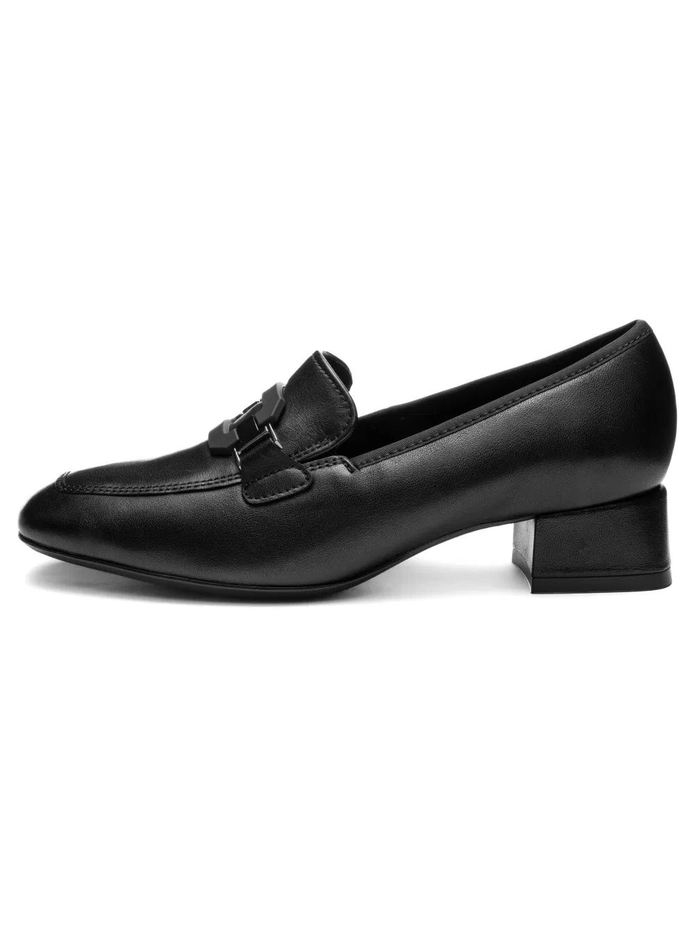 'Graz' Zapatos de tacón para mujer de corte ancho (H) - negro