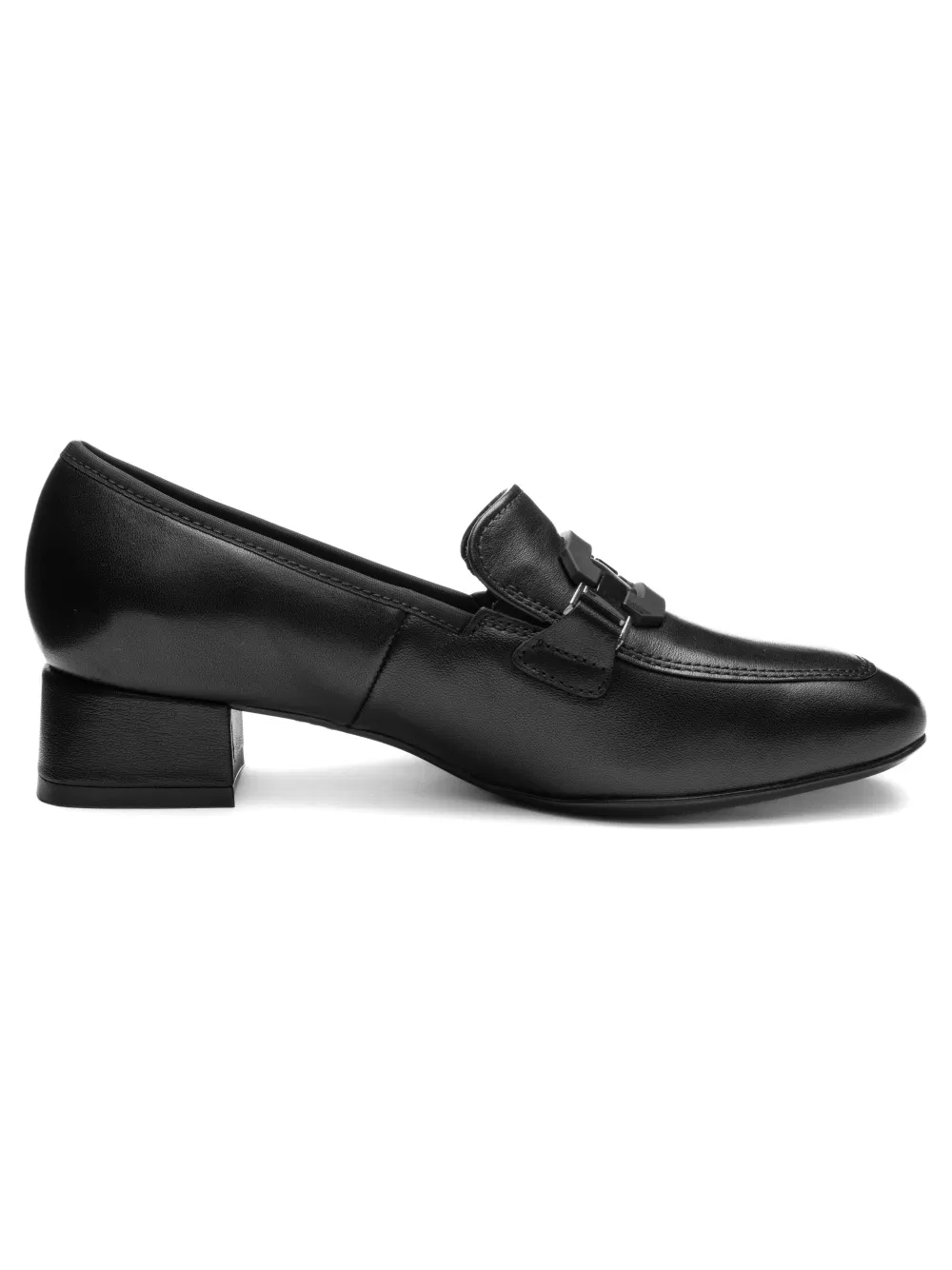 'Graz' Zapatos de tacón para mujer de corte ancho (H) - negro