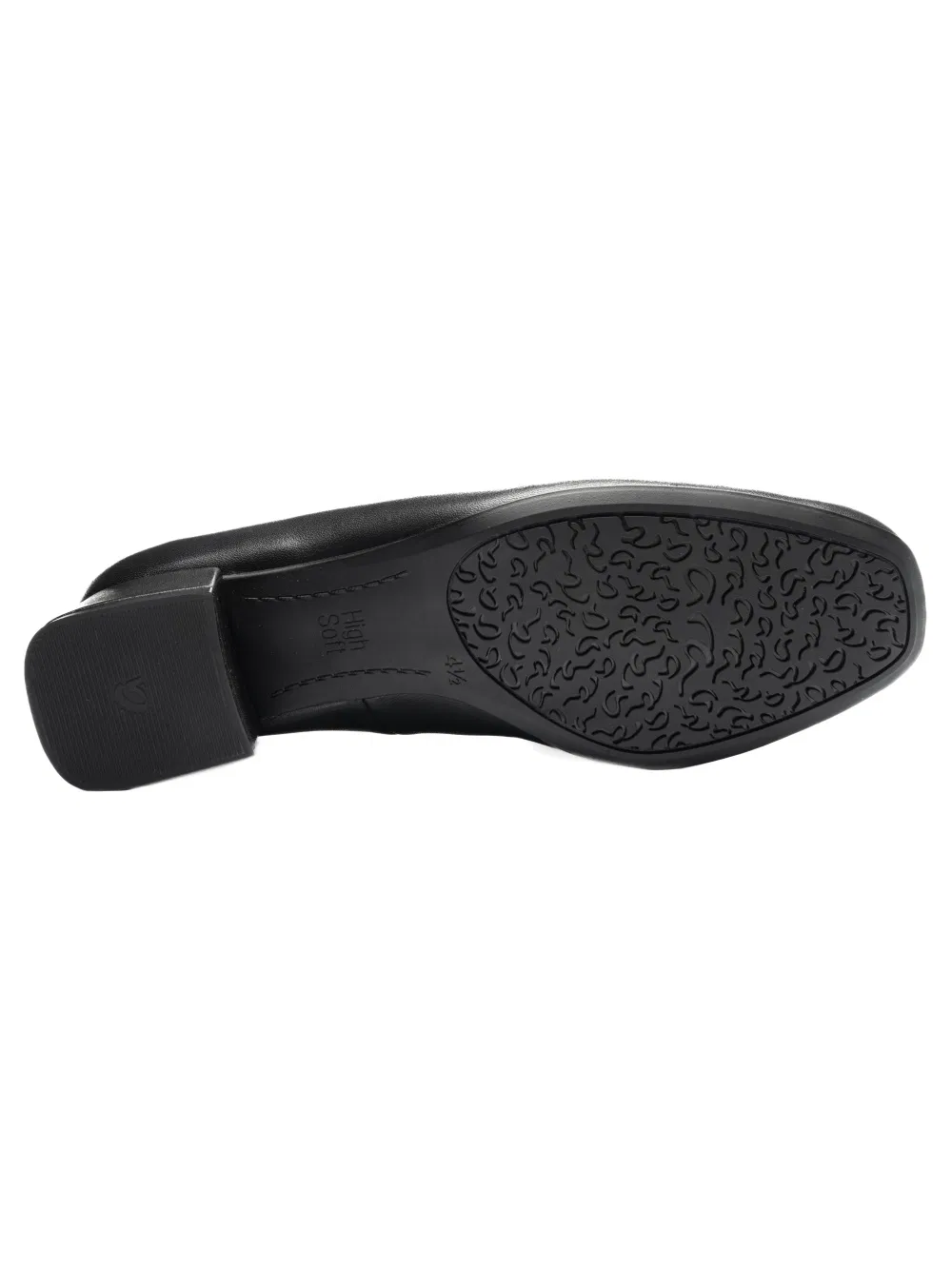 'Graz' Zapatos de tacón para mujer de corte ancho (H) - negro