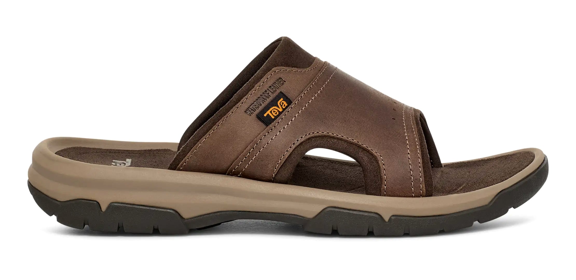 Sandalia de hombre 'Langdon Slide' - Marrón