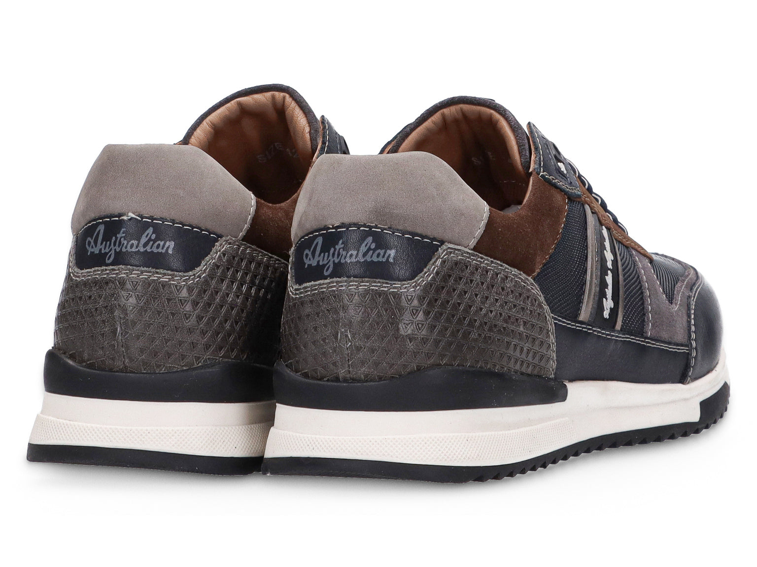 'Filmon' herresneaker med snøre - Blå