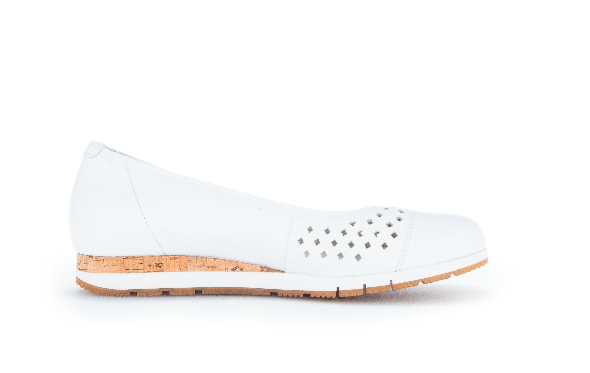 '22.412.50' women's perforated loafer - white - Chaplinshoes'22.412.50' women's perforated loafer - whiteGabor