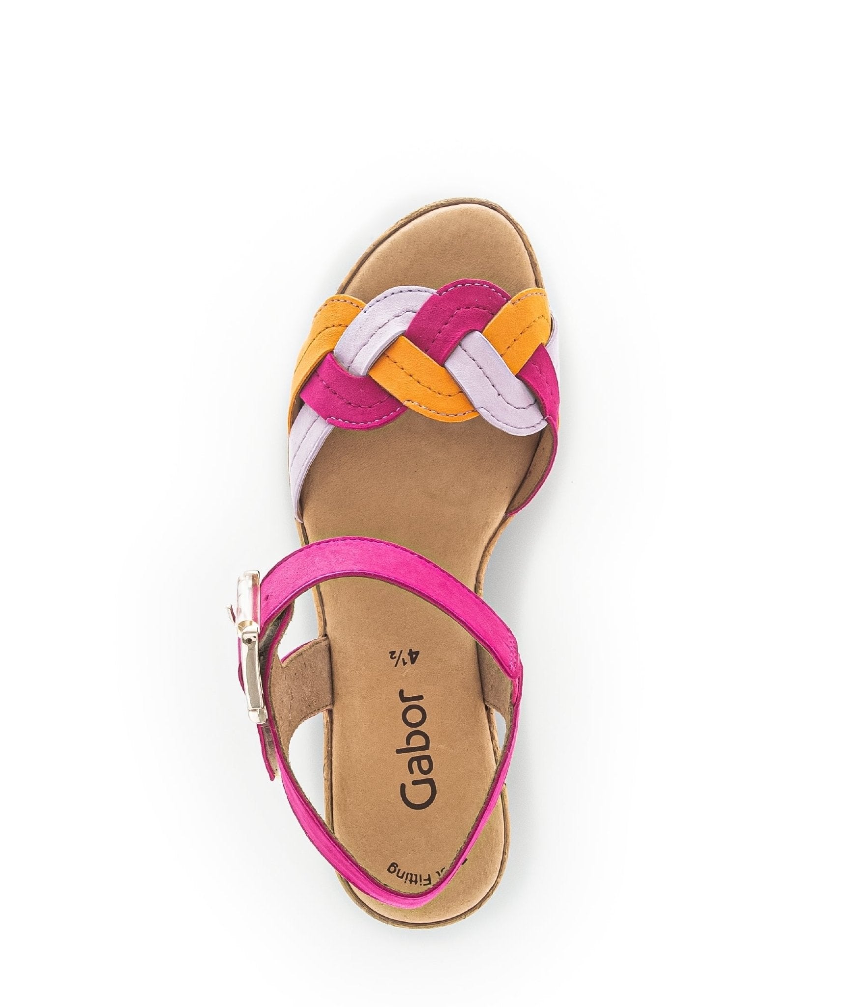 Damessandaal '24.763.15' - Roze mix - Chaplinshoes'24.763.15' damessandaal - Roze mixGabor