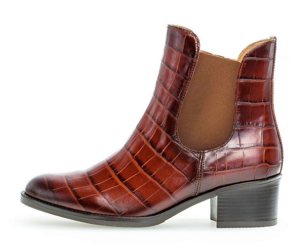 '31.650.34' bota cowboy para mujer - cocodrilo marrón - Chaplinshoes'31.650.34' bota cowboy para mujer - crocoGabor marrón