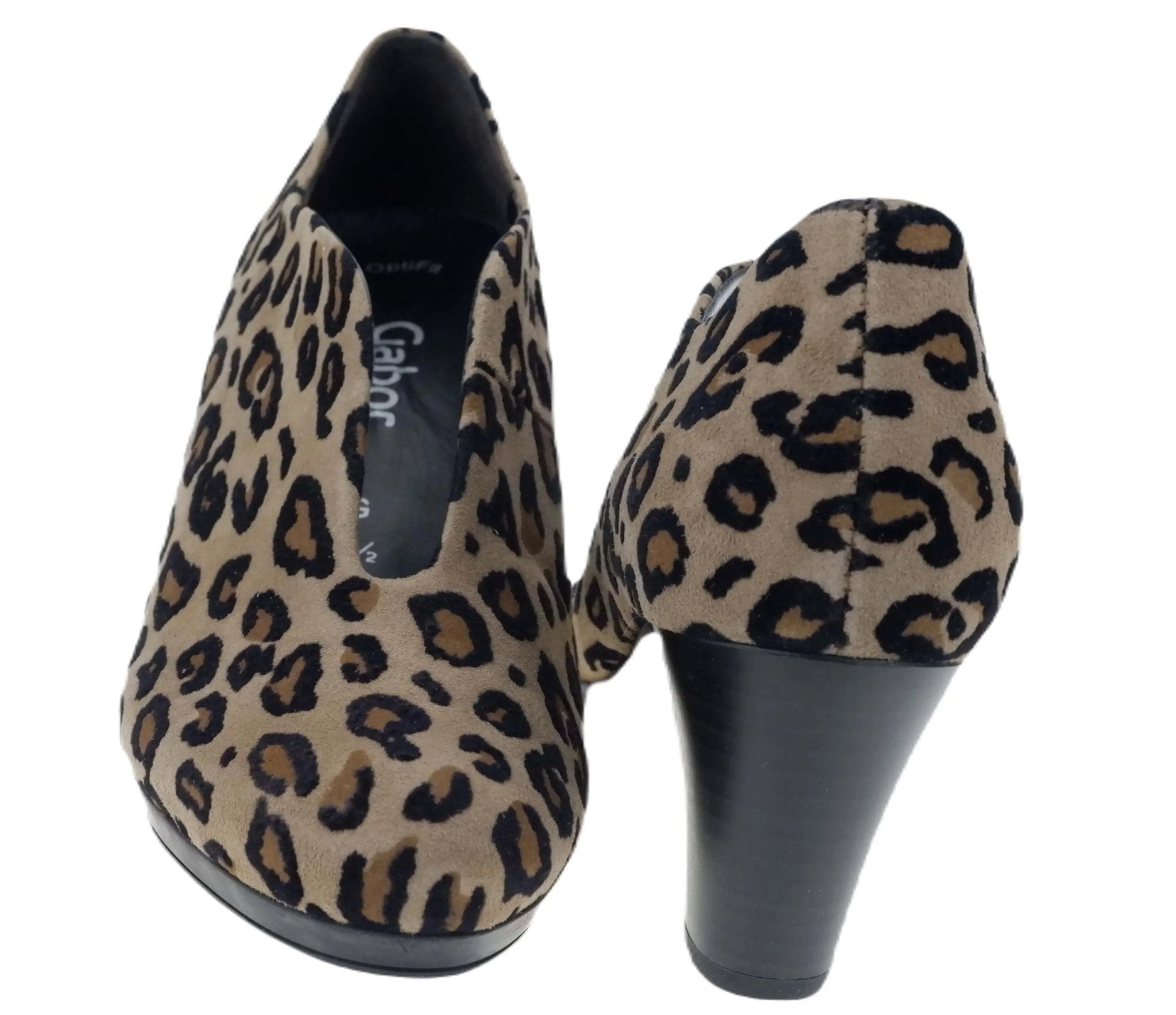 Stampa leopardata da donna '32.189.11' scarpe con tacco - Stampa beige - ChaplinshoesStampa leopardata da donna '32.189.11' scarpe con tacco - Stampa beige Gabor