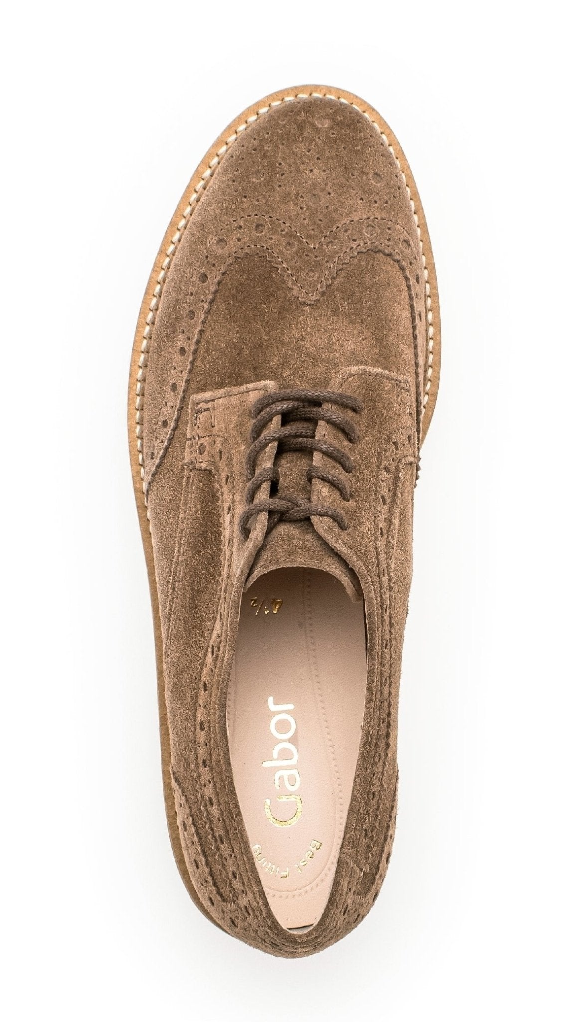 '35.244.14' derby damesschoen met veters - bruin - Chaplinshoes'35.244.14' derby damesschoen met veters - bruinGabor