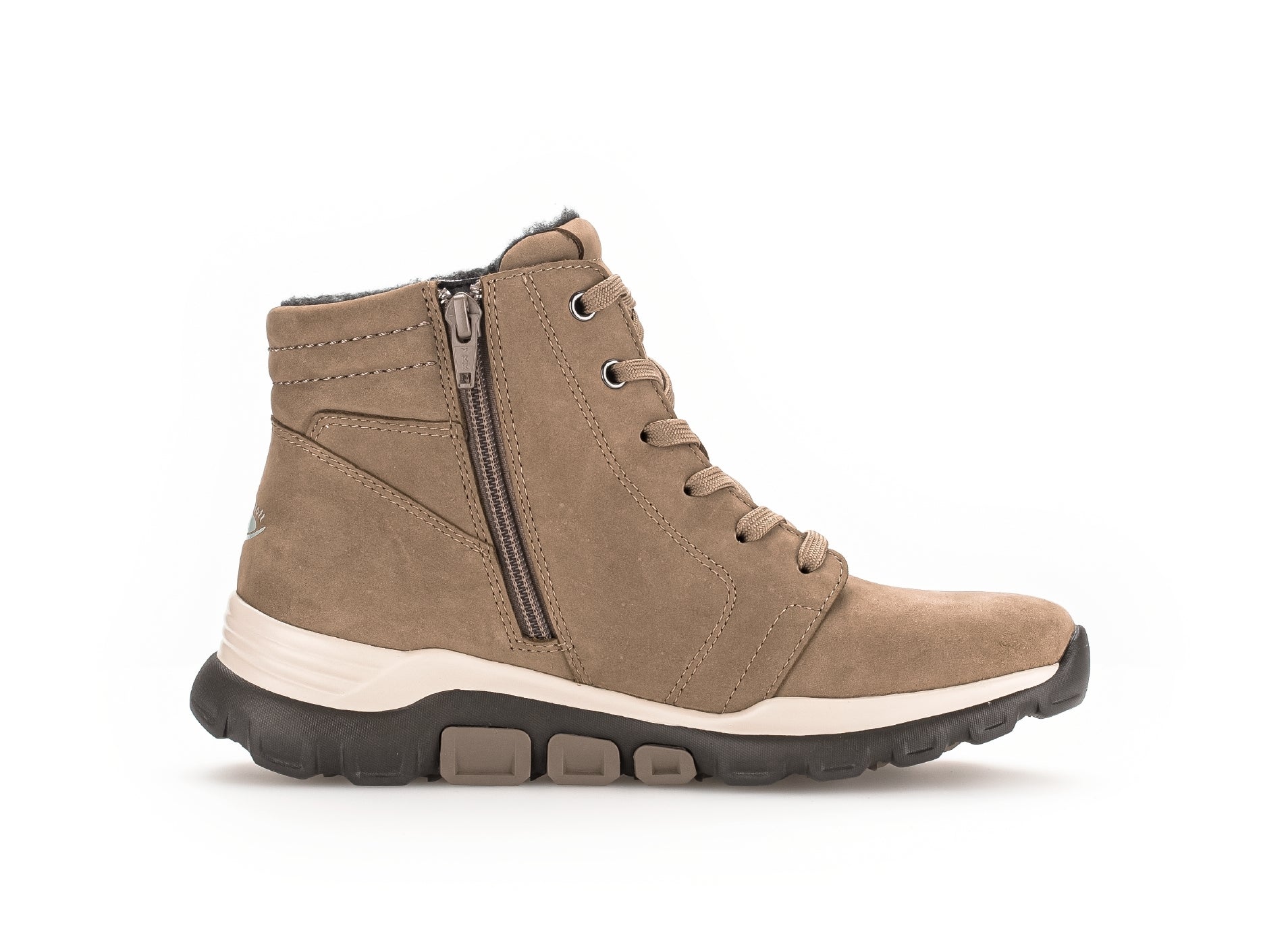 '36.824.40' bota de paseo con encaje y cremallera para mujer - Beige - Chaplinshoes'36.824.40' bota de paseo con cordones y cremallera para mujer - BeigeGabor