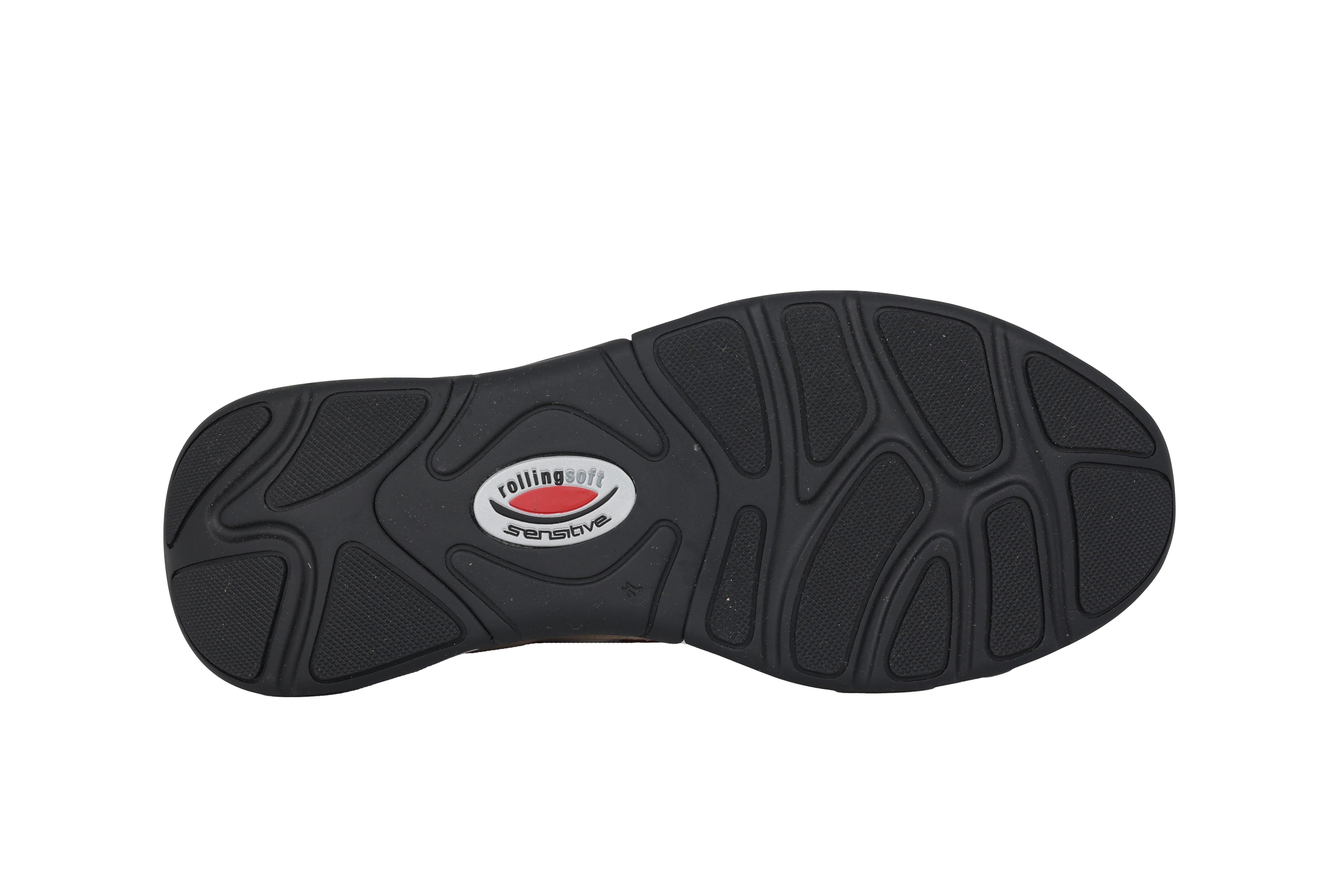 '46.916.28' dámské vycházkové rolovací šněrovací tenisky - mix červená černá