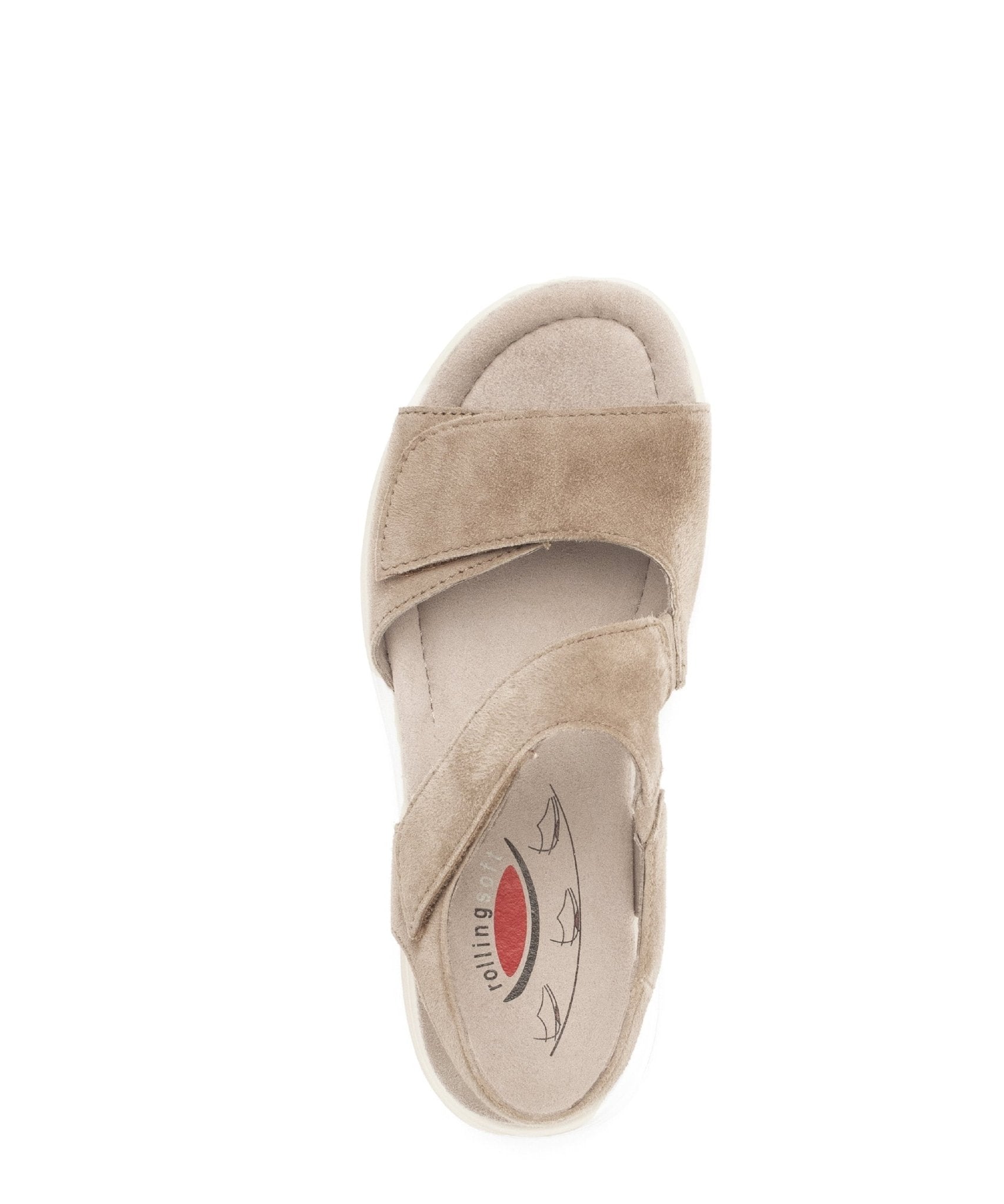 Rollende damessandaal '46.815.30' - beige - ChaplinshoesRollende damessandaal '46.815.30' - beigeGabor