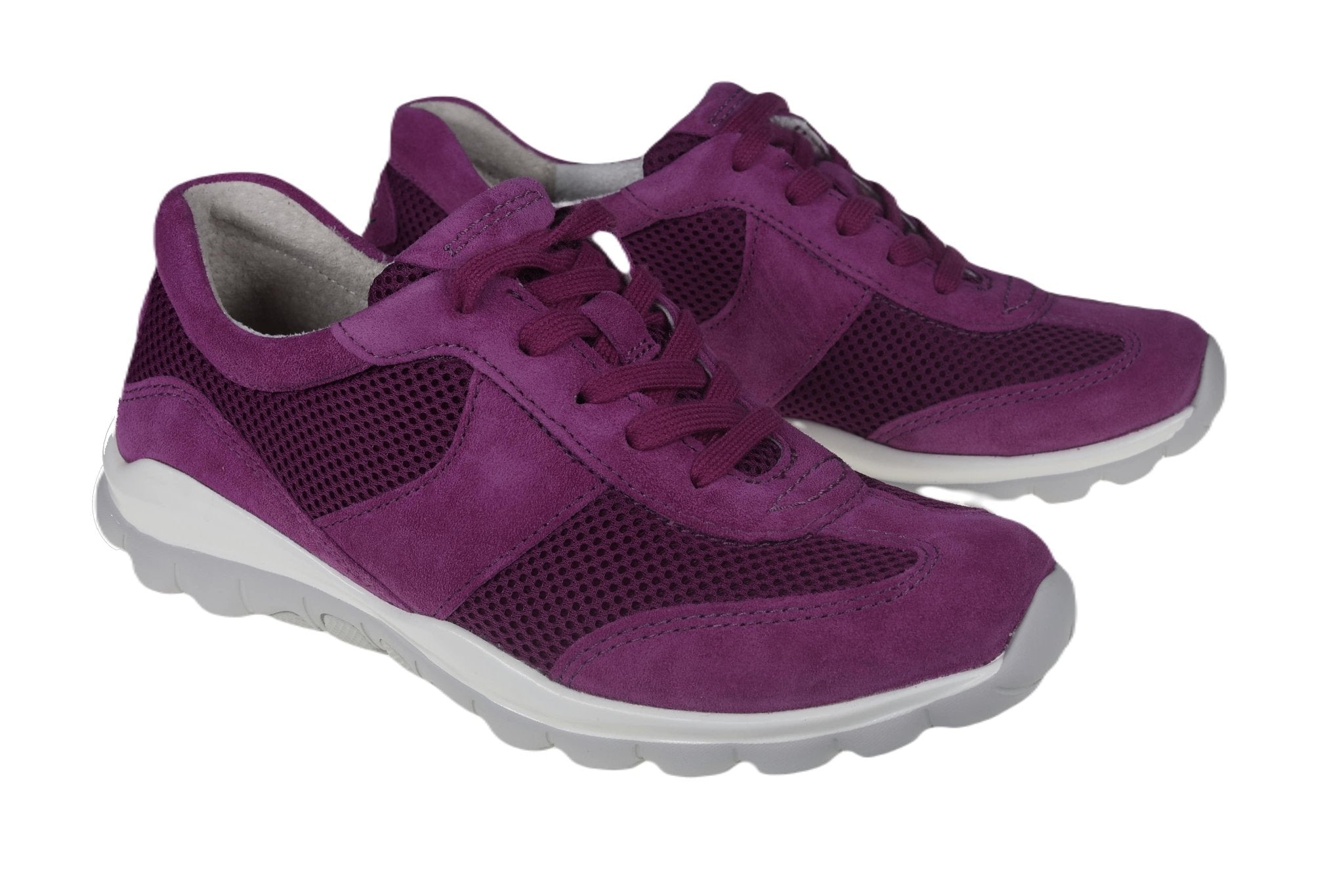 Loopsneaker voor dames '46.966.49' - Paars - ChaplinshoesRollende damessneaker '46.966.49' - PurpleGabor