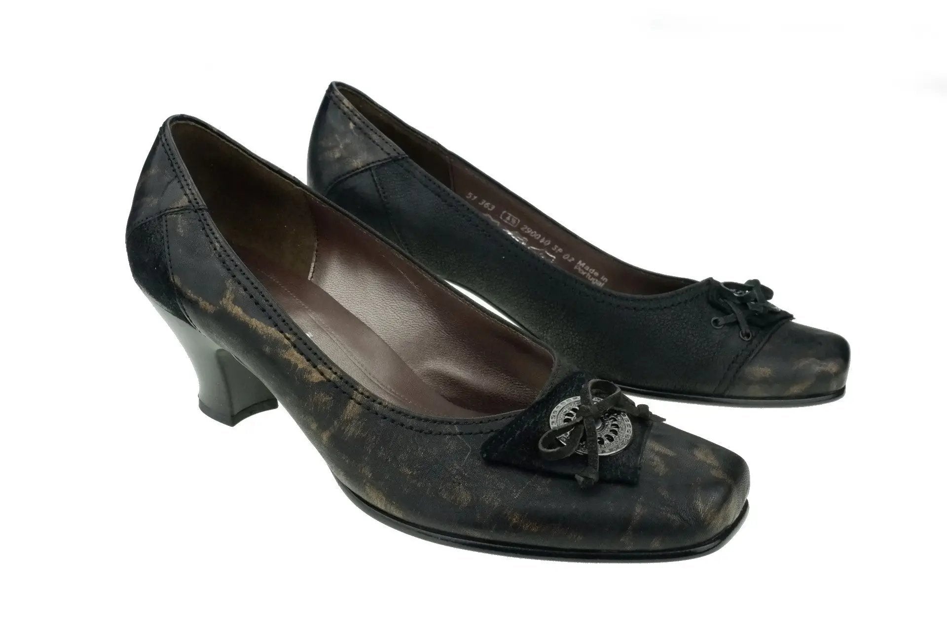 Damespump '51.363.67' - Zwart goud - ChaplinshoesDamespump '51.363.67' - Zwart goudGabor
