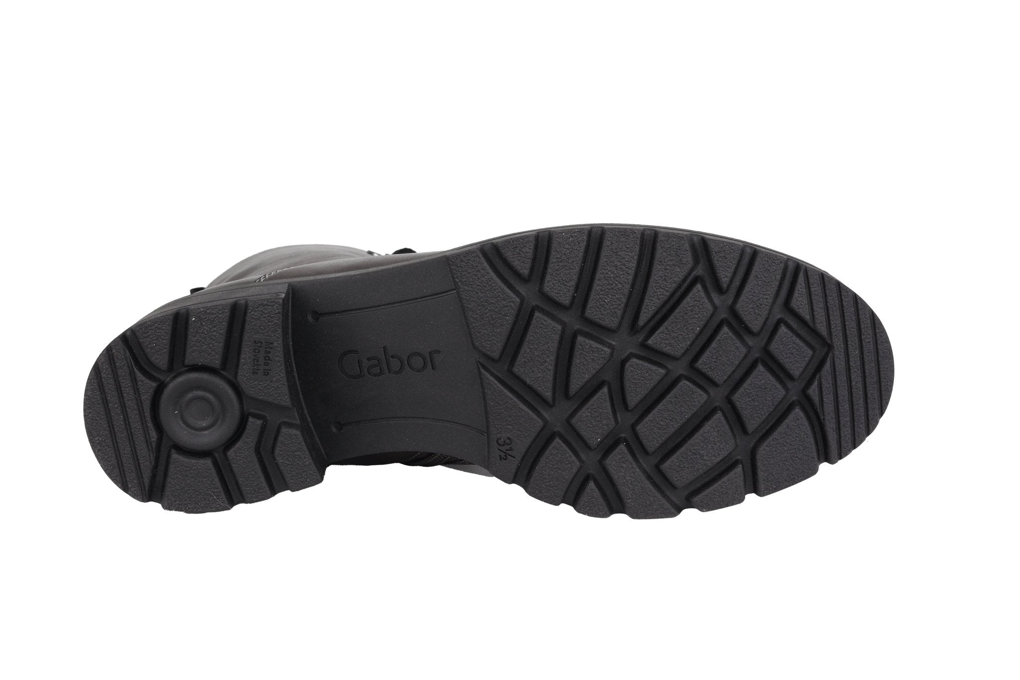 '52.786.90' dames veter - ritslaars - Zilver - Chaplinshoes'52.786.90' dames veter - ritssluiting - ZilverGabor