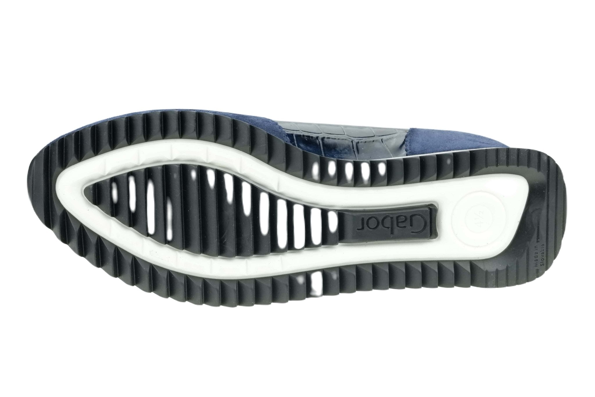 Damessneaker '56.338.66' met brede pasvorm (H) - Blauw - Chaplinshoes'56.338.66' damessneaker met brede pasvorm (H) - BlueGabor