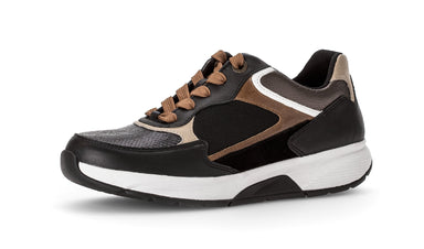 Sneaker da passeggio da donna '56.875.87' - Mix nero - ChaplinshoesSneaker da passeggio da donna '56.875.87' - Nero mixGabor