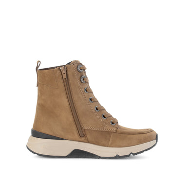 '56.884.44' dames wandelschoenen met veters - rits - Bruin - Chaplinshoes'56.884.44' dames wandelschoenen met rollende veters - rits - BruinGabor