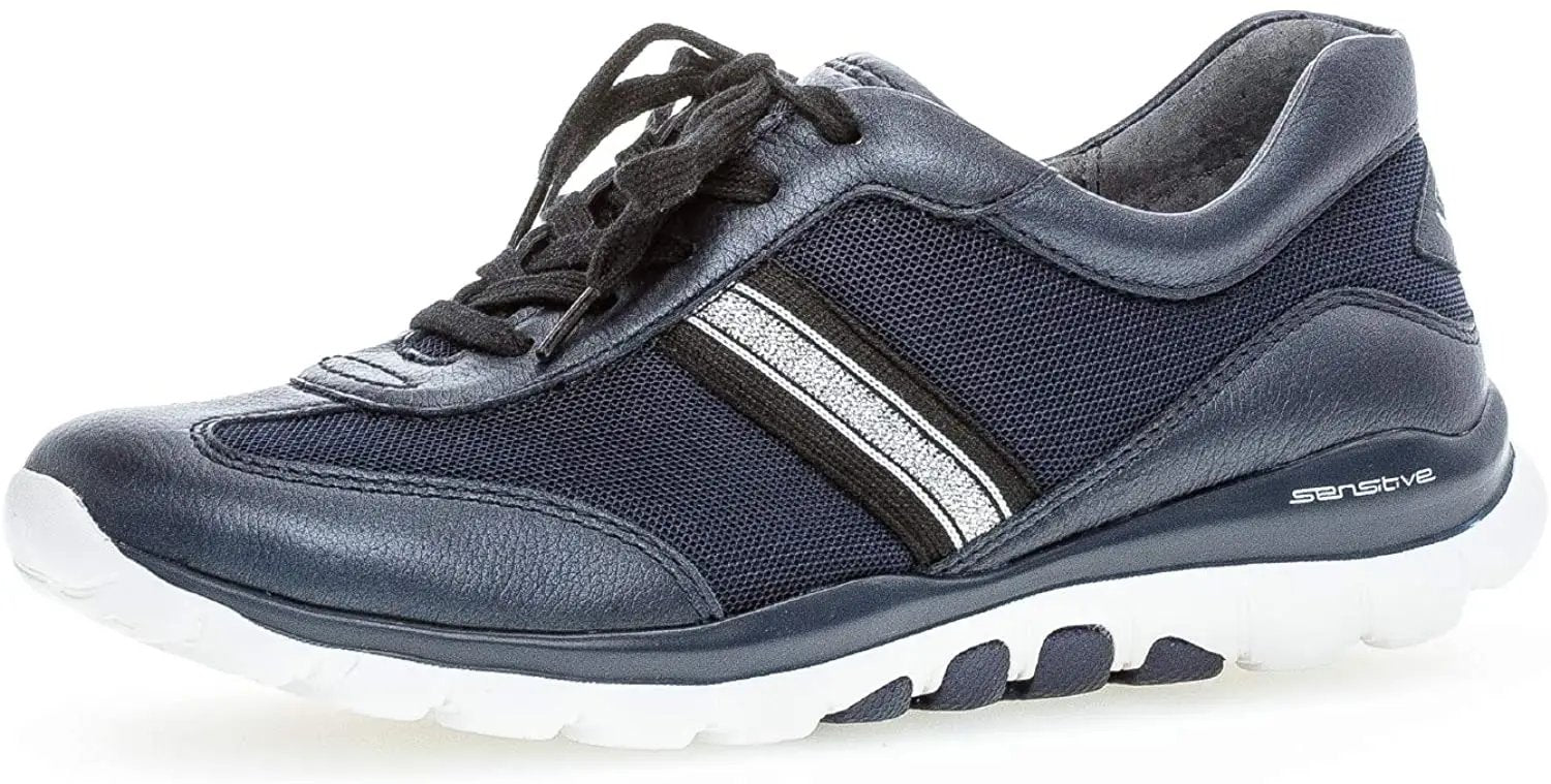 '56.966.66' dames rollende wandelschoen - Blauw - Chaplinshoes'56.966.66' dames rollende wandelschoen - BlauwGabor