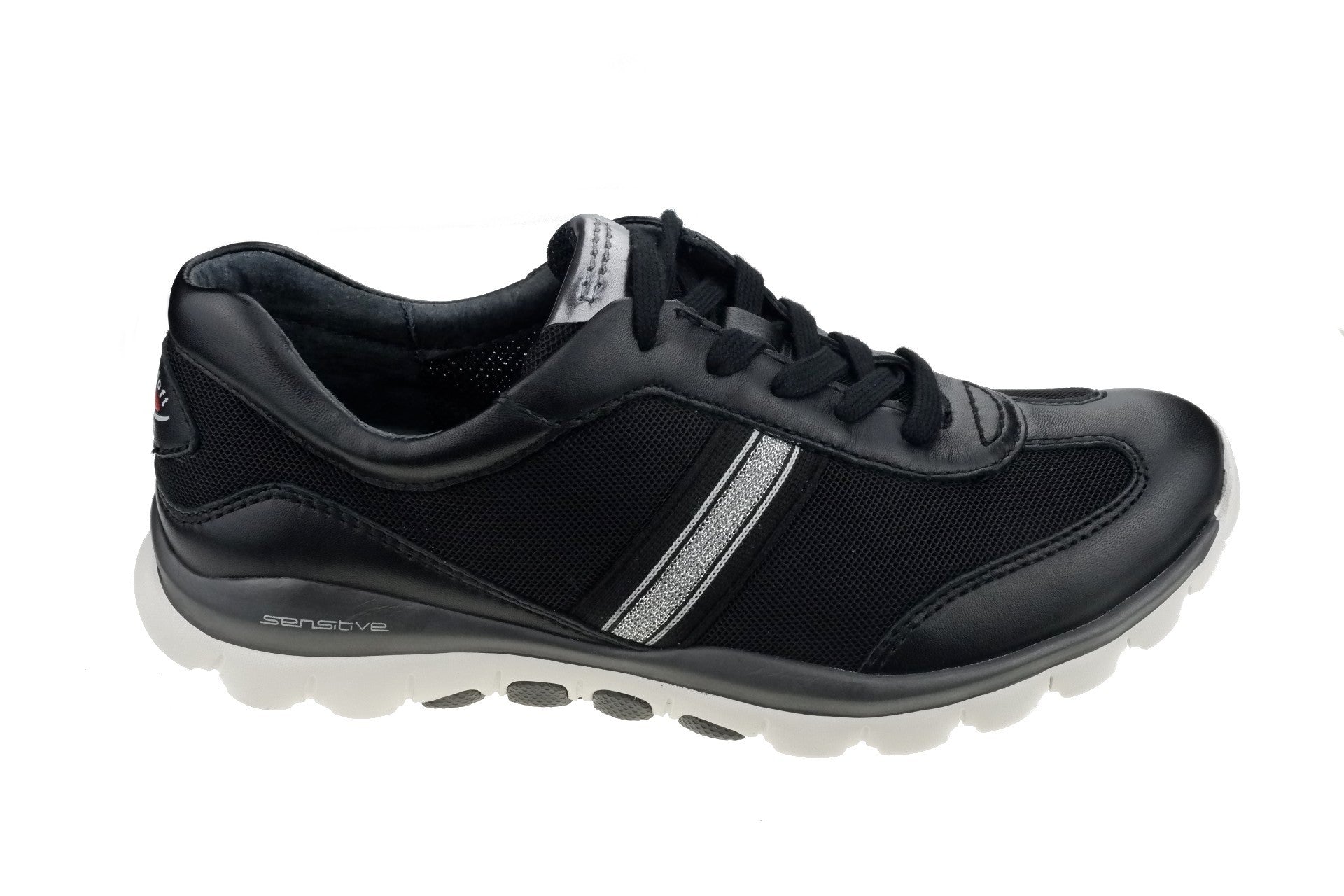 Rollende damessneaker '56.966.67' - zwart - ChaplinshoesRollende damessneaker '56.966.67' - zwartGabor