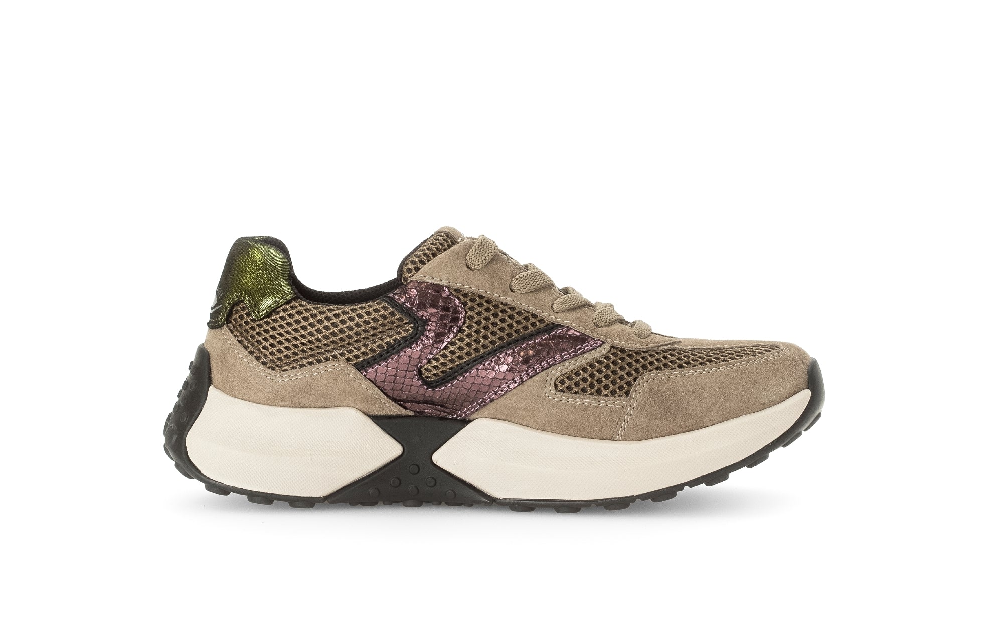 '56.996.43' dames loopsneaker - beige - Chaplinshoes'56.996.43' dames loopsneaker - beigeGabor