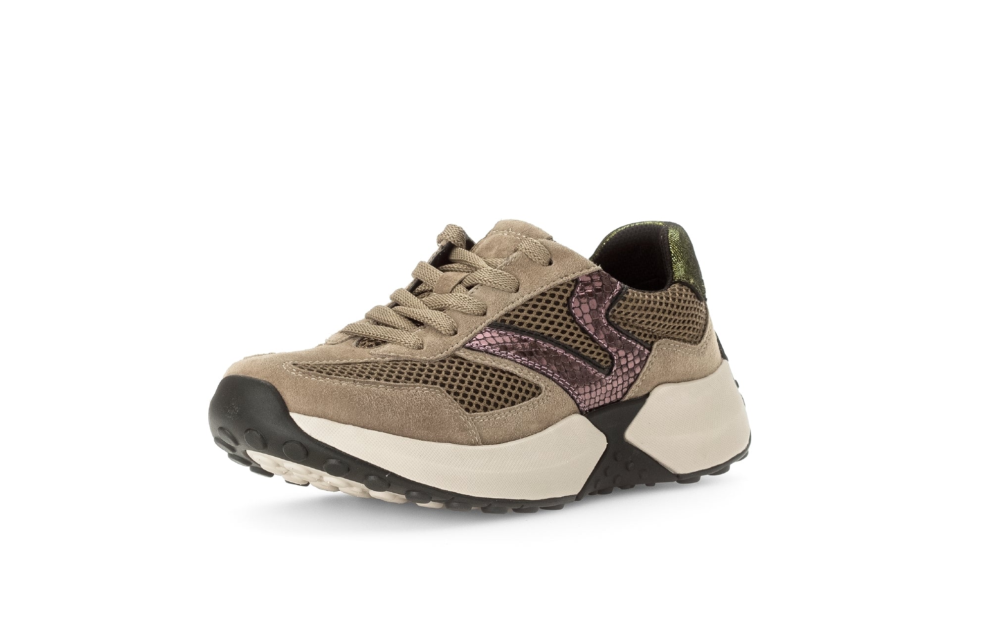 '56.996.43' dames loopsneaker - beige - Chaplinshoes'56.996.43' dames loopsneaker - beigeGabor