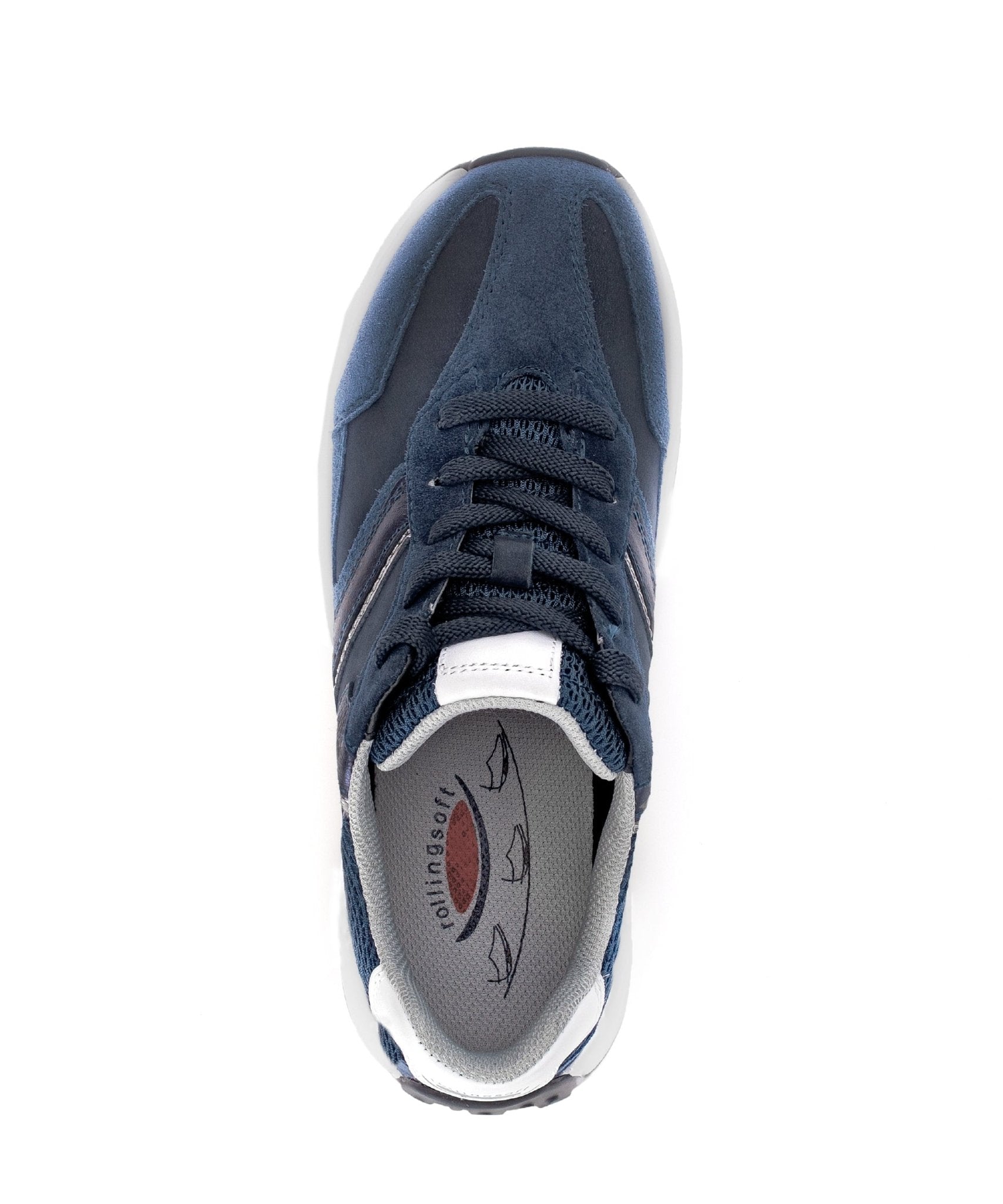 '56.996.46' dames loopsneaker - blauw - Chaplinshoes'56.996.46' dames loopsneaker - blauwGabor