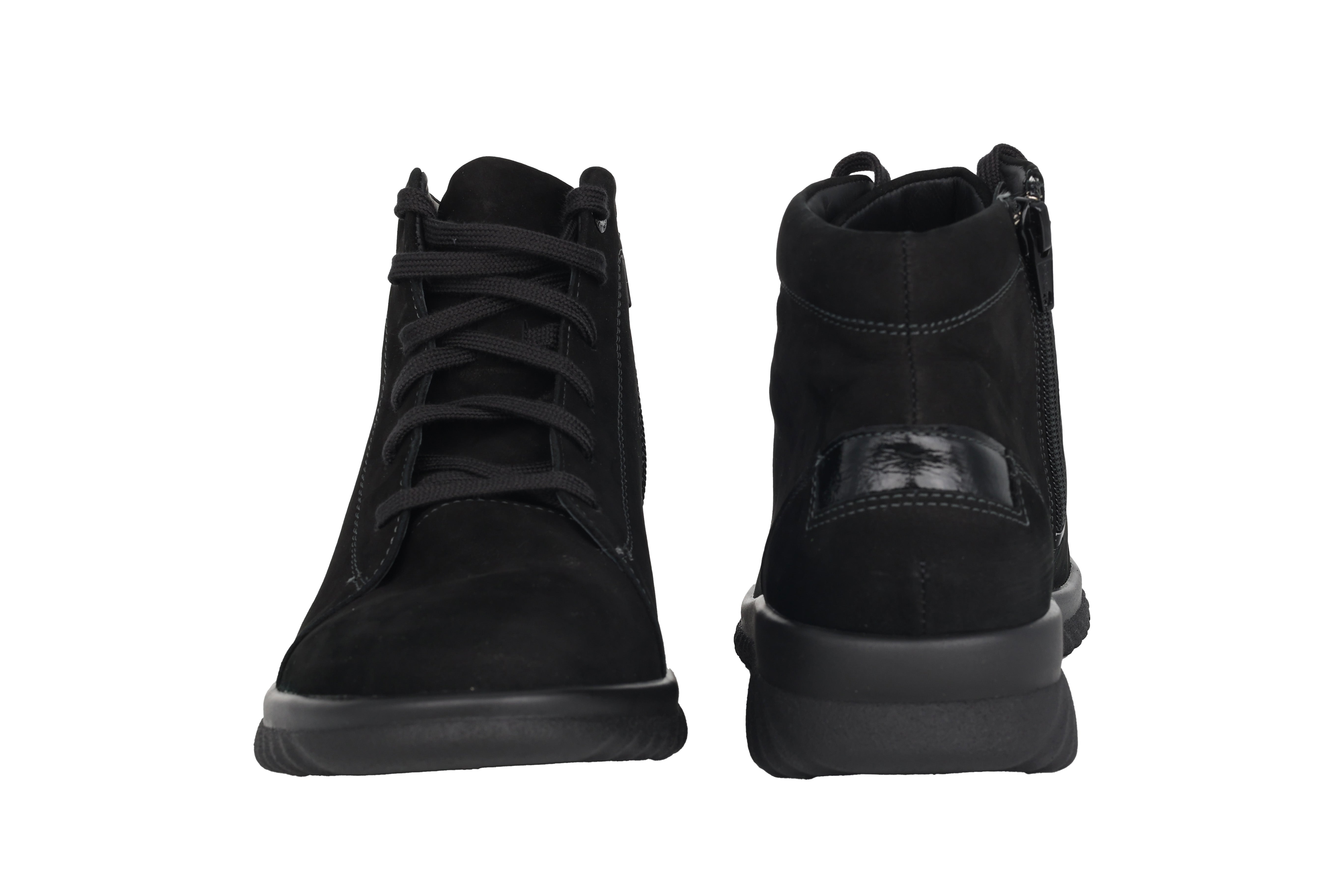 Botín de mujer 'Heike H' de corte ancho (H) - Negro