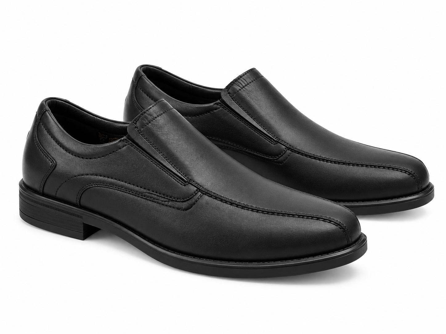 Kuno Men's Extra Wide Fit (K) Slip-On Loafers - Black