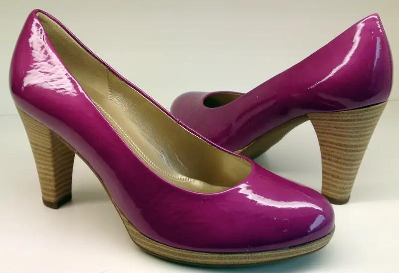 Damespump '65.220.8' - Fuchsia roze lak - ChaplinshoesDamespump '65.220.8' - Fuchsia roze patentGabor