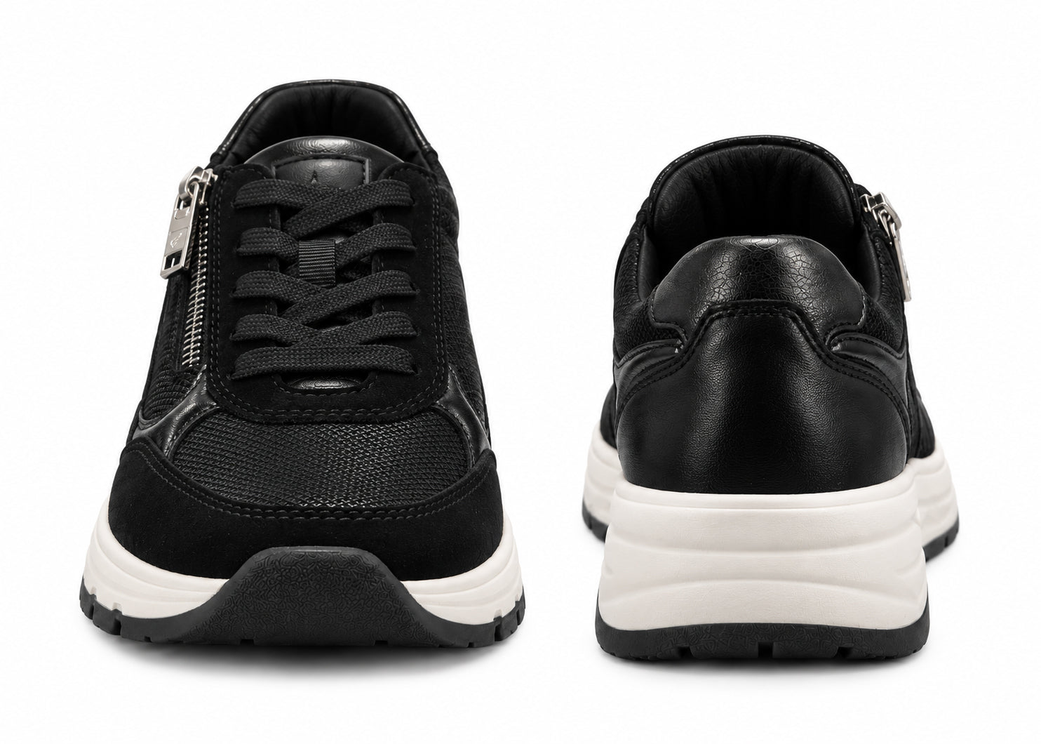 'H-Jill' damesneakers i bred pasform (H) - sorte