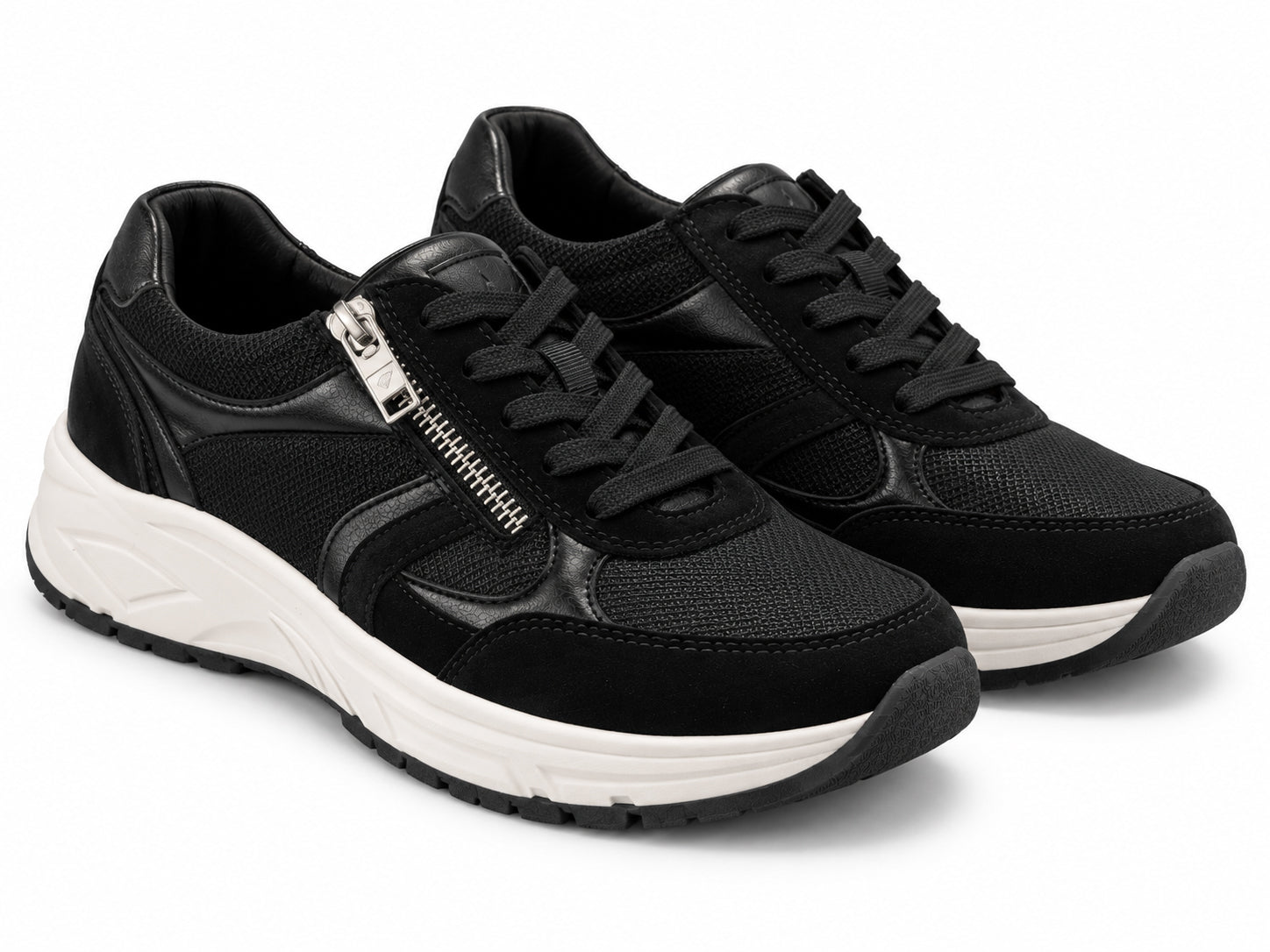 'H-Jill' damesneakers i bred pasform (H) - sorte
