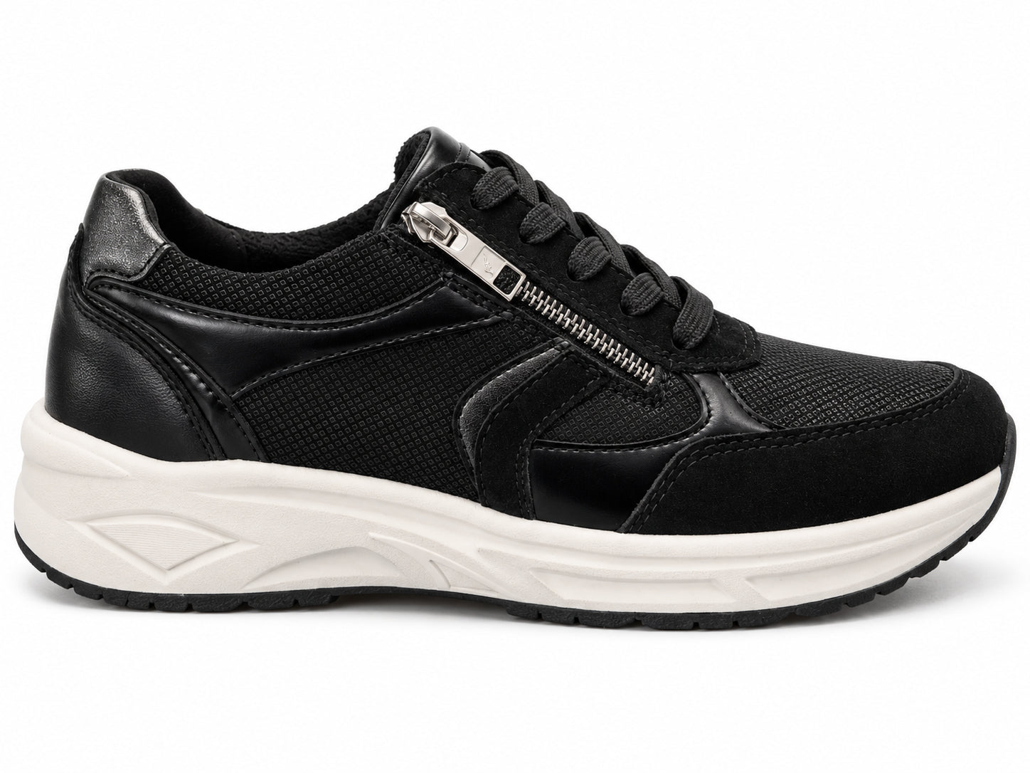 'H-Jill' damesneakers i bred pasform (H) - sorte