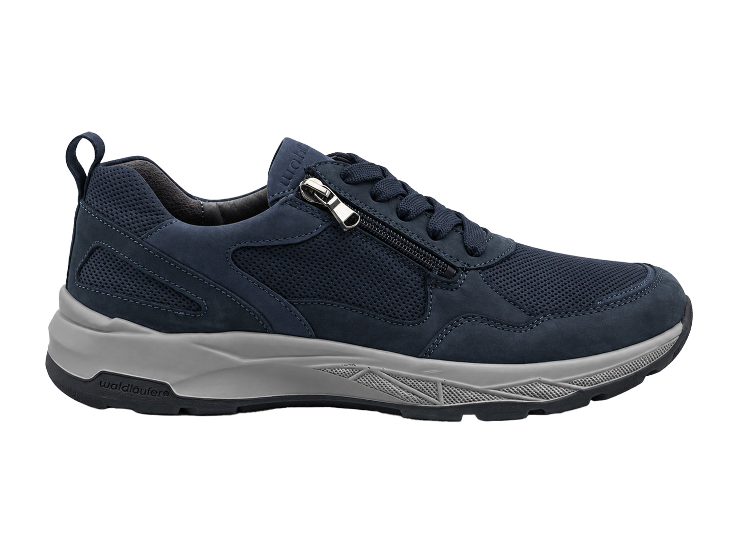 'H-Tom' herensneaker met brede pasvorm (H) - blauw