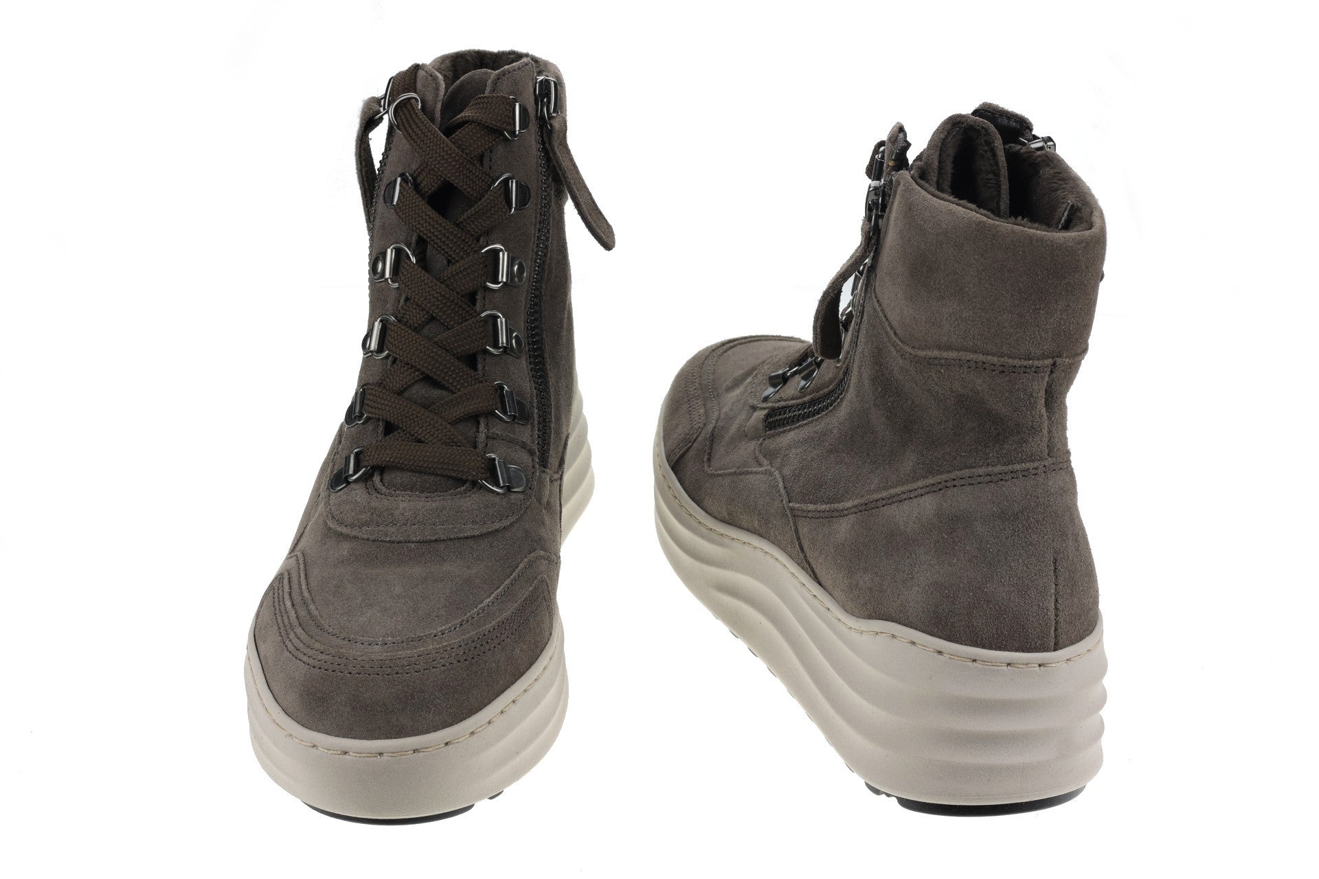 '76.568.30' varmfodrad spets för kvinnor - stövel med dragkedja - Brun - Chaplinshoes'76.568.30' varmfodrad spets för kvinnor - stövel med dragkedja - BrownGabor