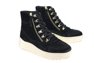 '76.568.37' bota cálida con encaje y cremallera para mujer - Negro - Chaplinshoes'76.568.37' bota cálida con encaje y cremallera para mujer - BlackGabor