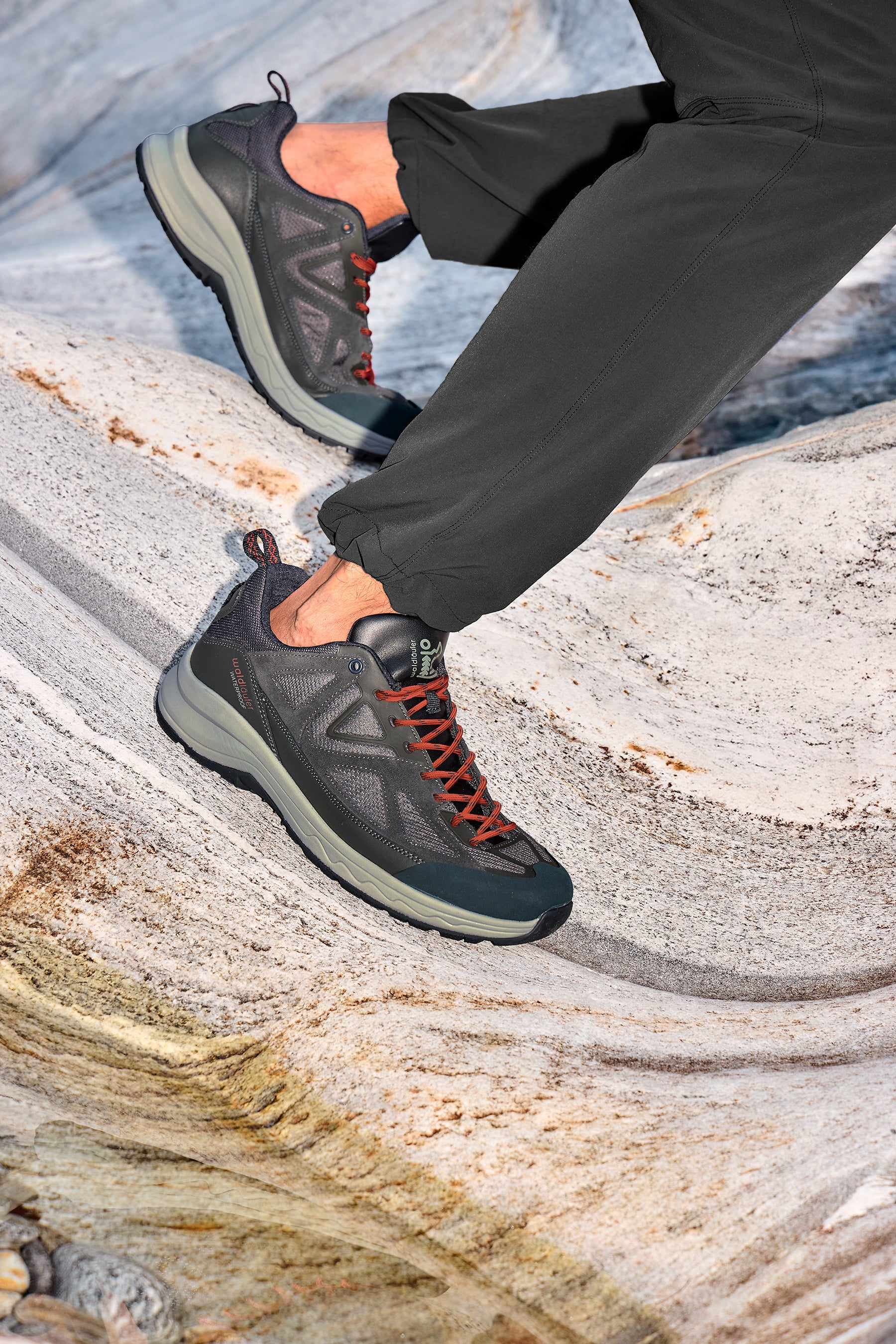 Zapatillas deportivas para hombre 'H-Fred' de corte ancho (H) - gris