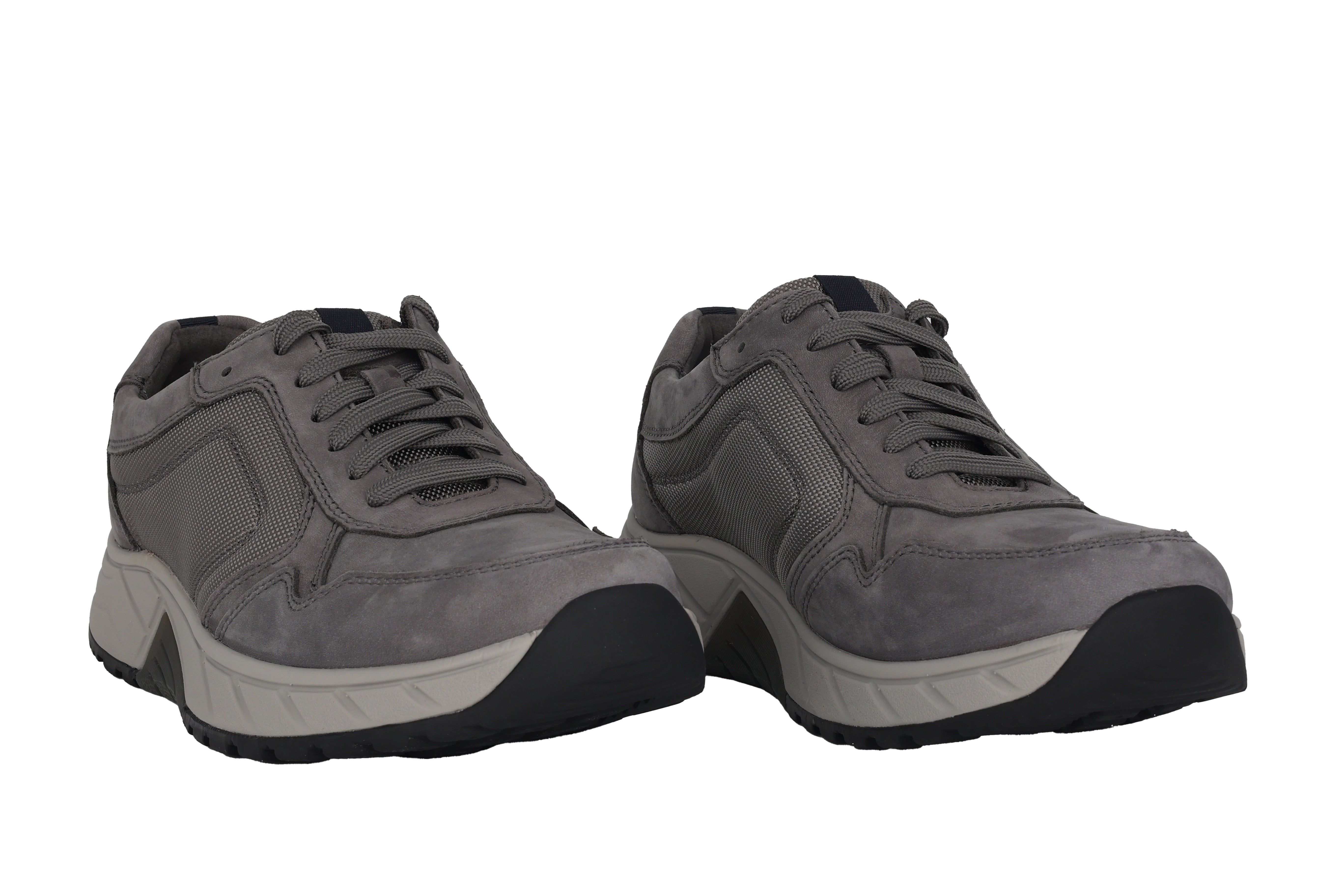 '8002.10.03' chaussure de marche à lacets à roulettes pour hommes - gris