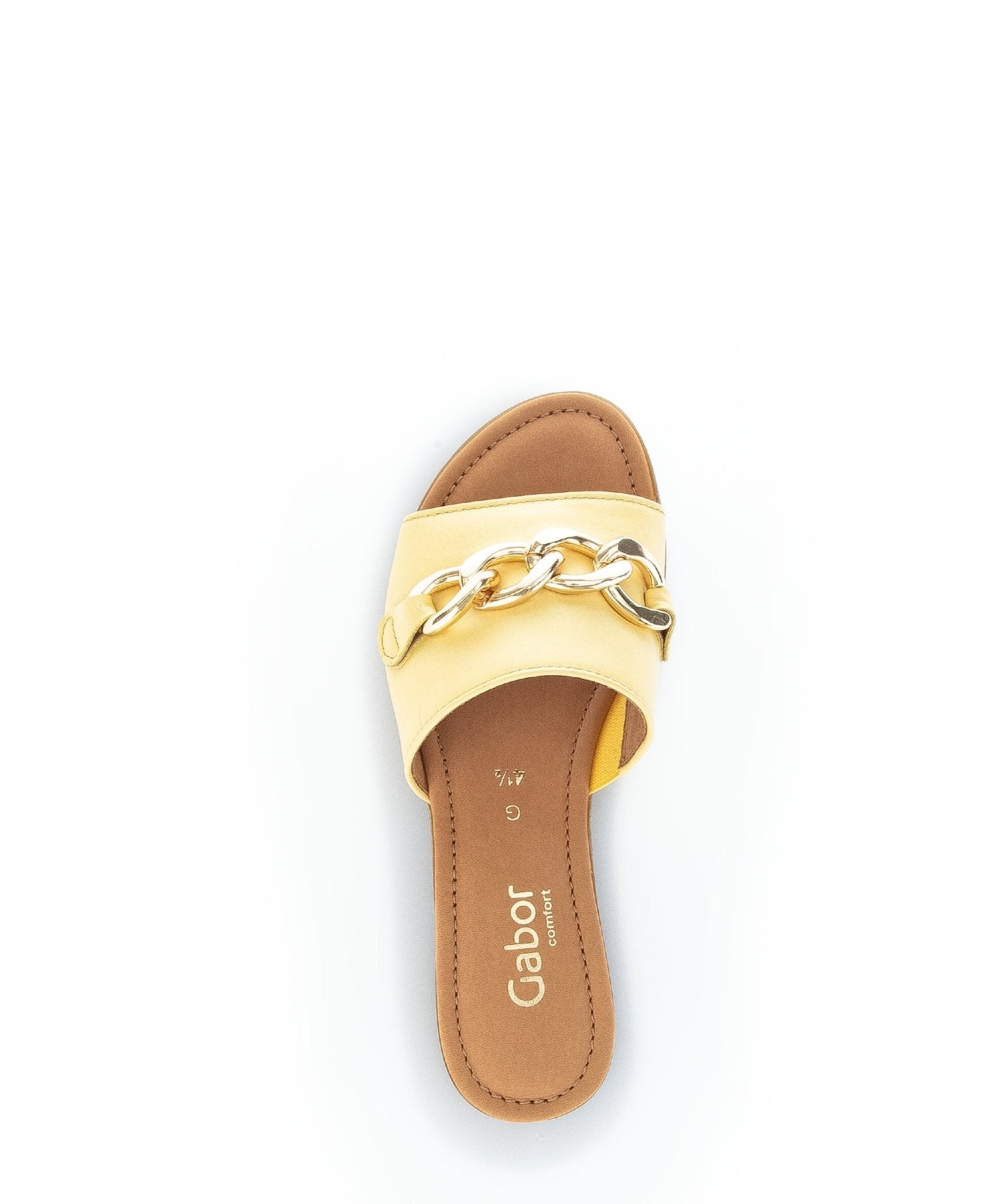 Sandalia tipo chancla para mujer '82.791' - amarillo - Chaplinshoes'82.791' sandalia tipo chancla para mujer - amarilloGabor