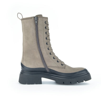 '91.831.11' stivaletto medio lungo da donna con lacci e zip - Verde - ChaplinshoesStivaletto medio lungo con lacci e zip da donna '91.831.11' - GreenGabor