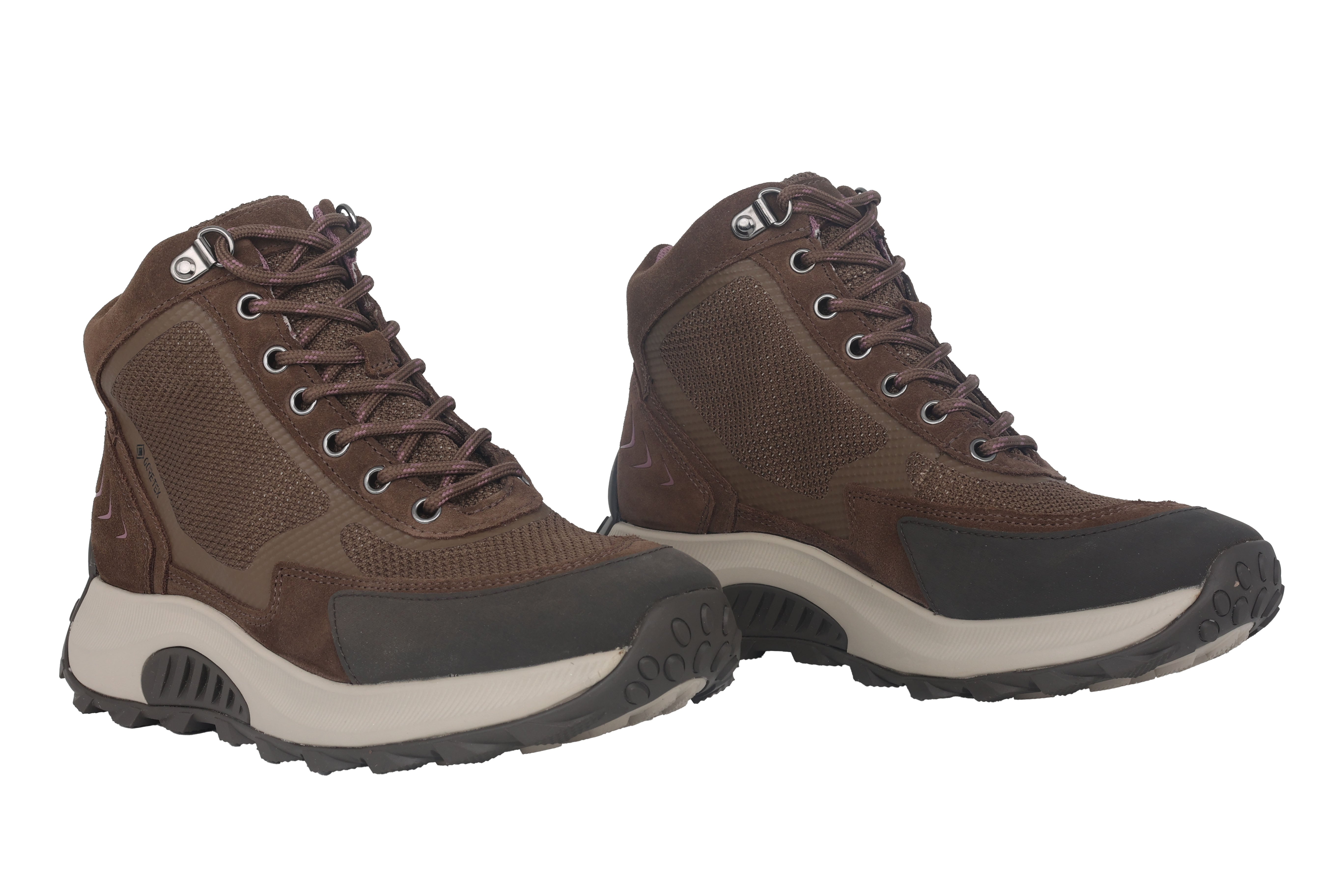 '96.876.30' botín rodante impermeable para mujer - marrón