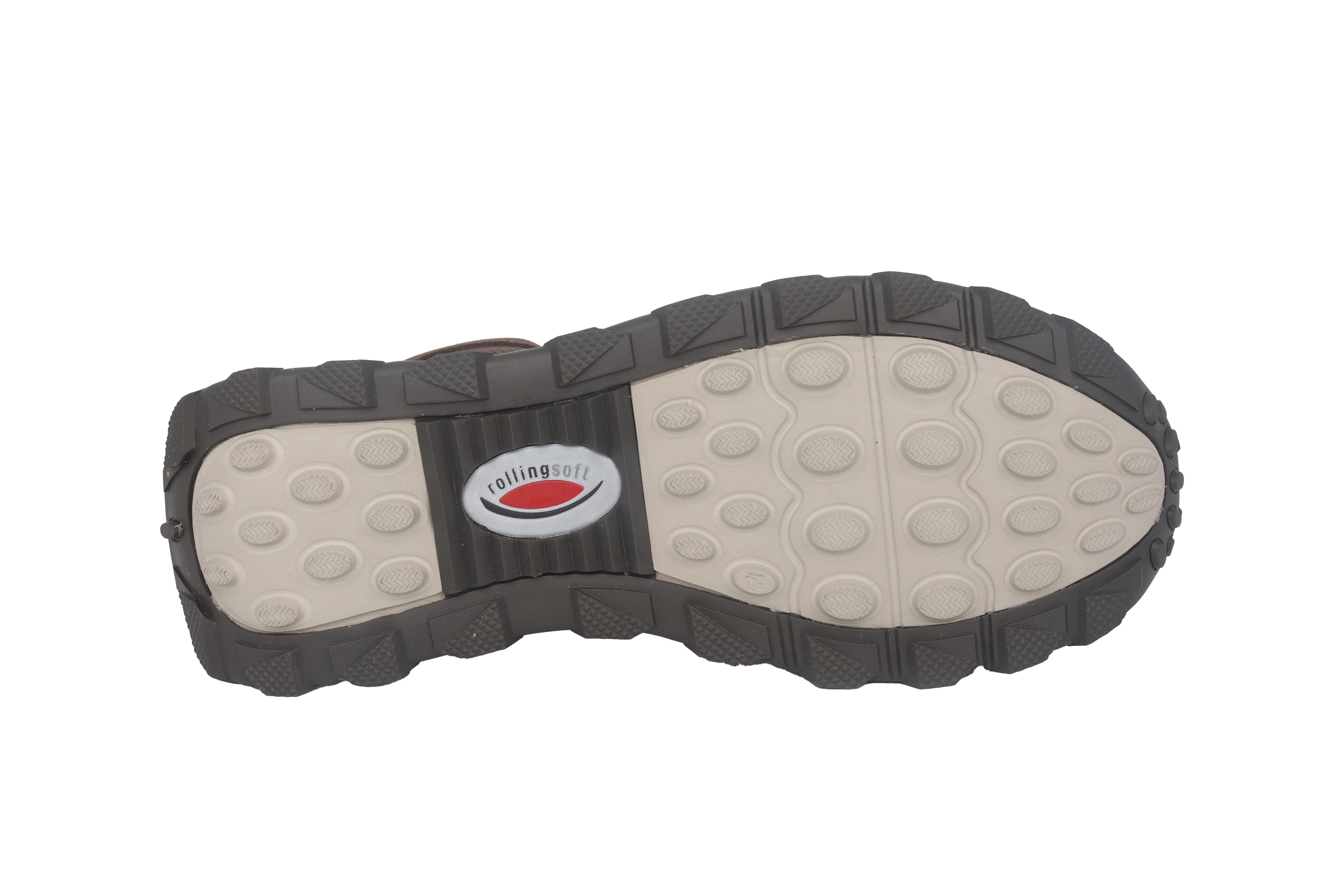 '96.876.30' botín rodante impermeable para mujer - marrón