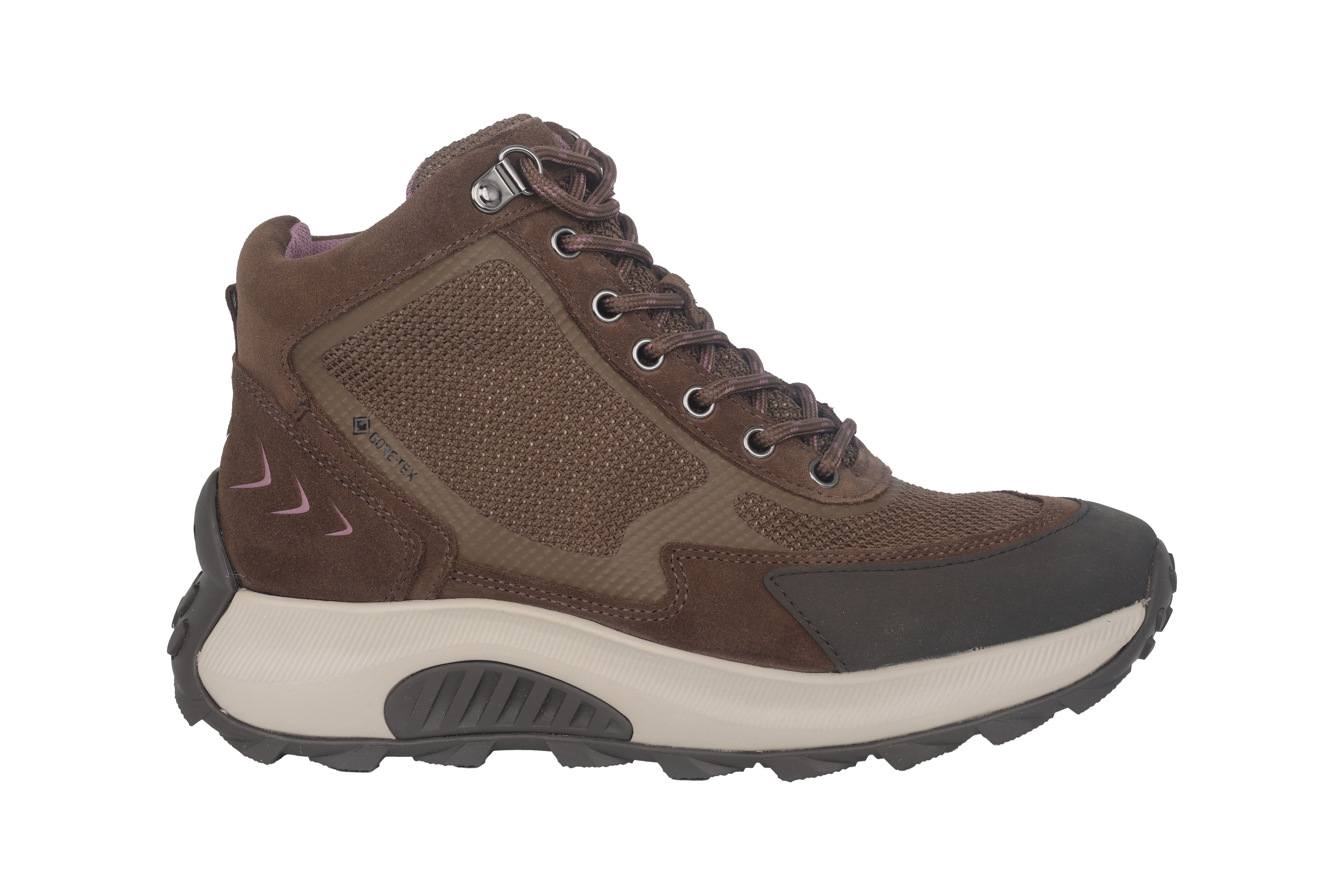 '96.876.30' botín rodante impermeable para mujer - marrón