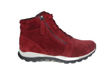 '96.868.38' scarpe da passeggio da donna con lacci - zip - Rosso - Chaplinshoes'96.868.38' scarpe da passeggio da donna con lacci - zip - RedGabor