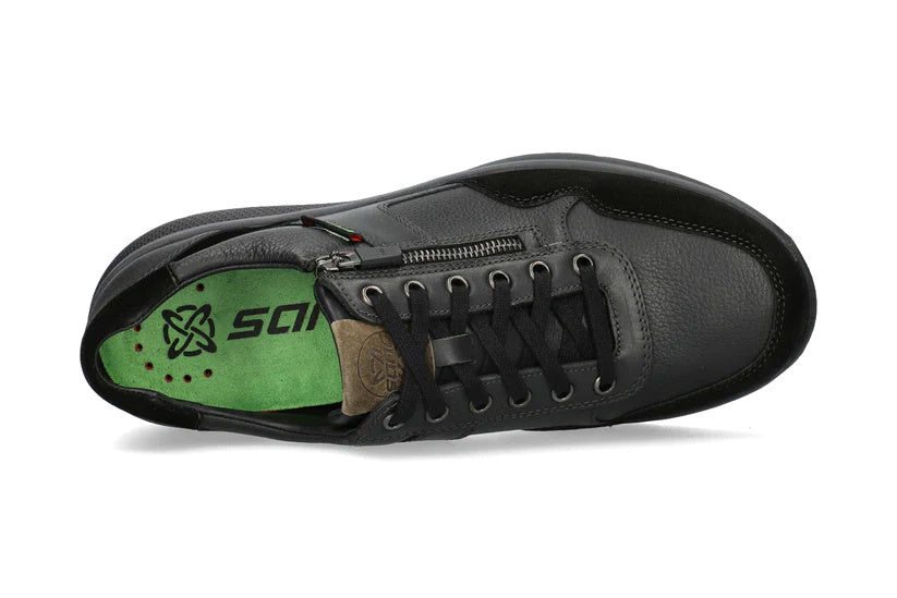 Baskets de marche roulantes coupe large (H) 'Amory' pour hommes - noir