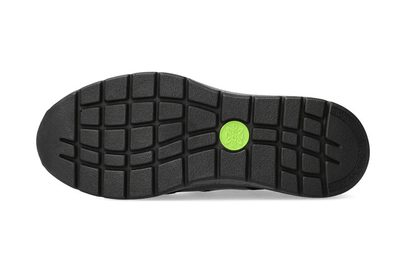 Baskets de marche roulantes coupe large (H) 'Amory' pour hommes - noir