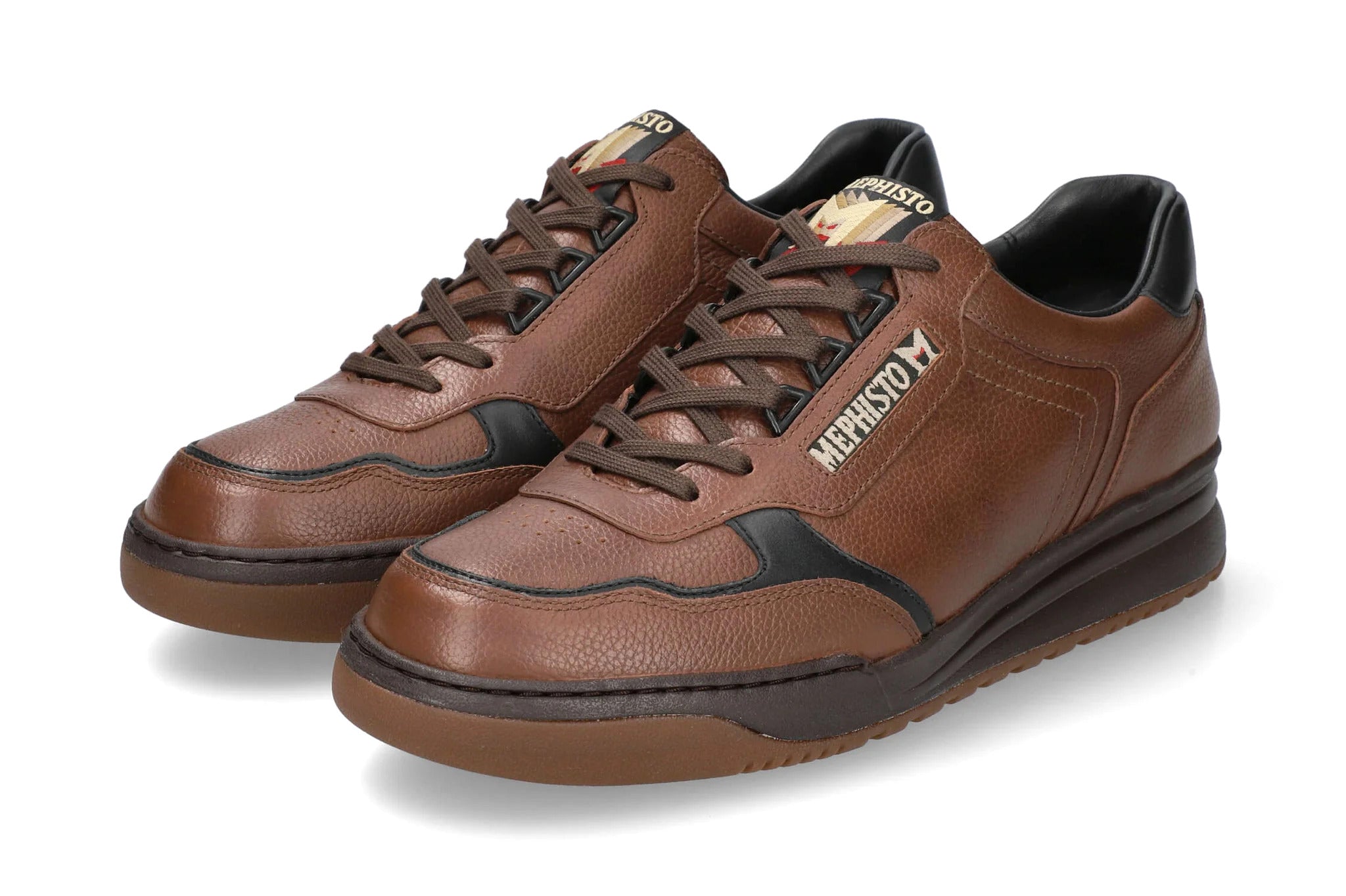 'Norwin' men's lace-up sneaker - brown